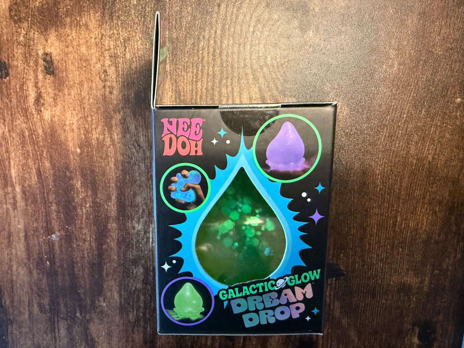 NeeDoh GALACTIC GLOW DREAM DROP (GREEN) – Glow In The Dark – SEALED/ BRAND NEW‼️