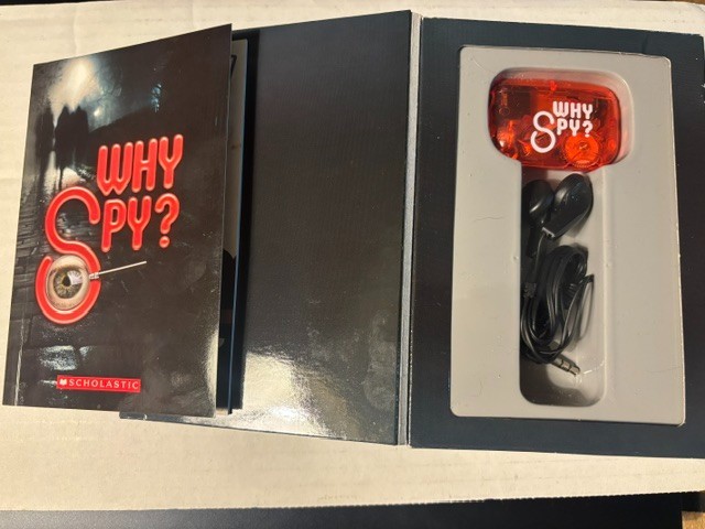 Scholastics “Why Spy” Kids Spying Device and Instructions Manual