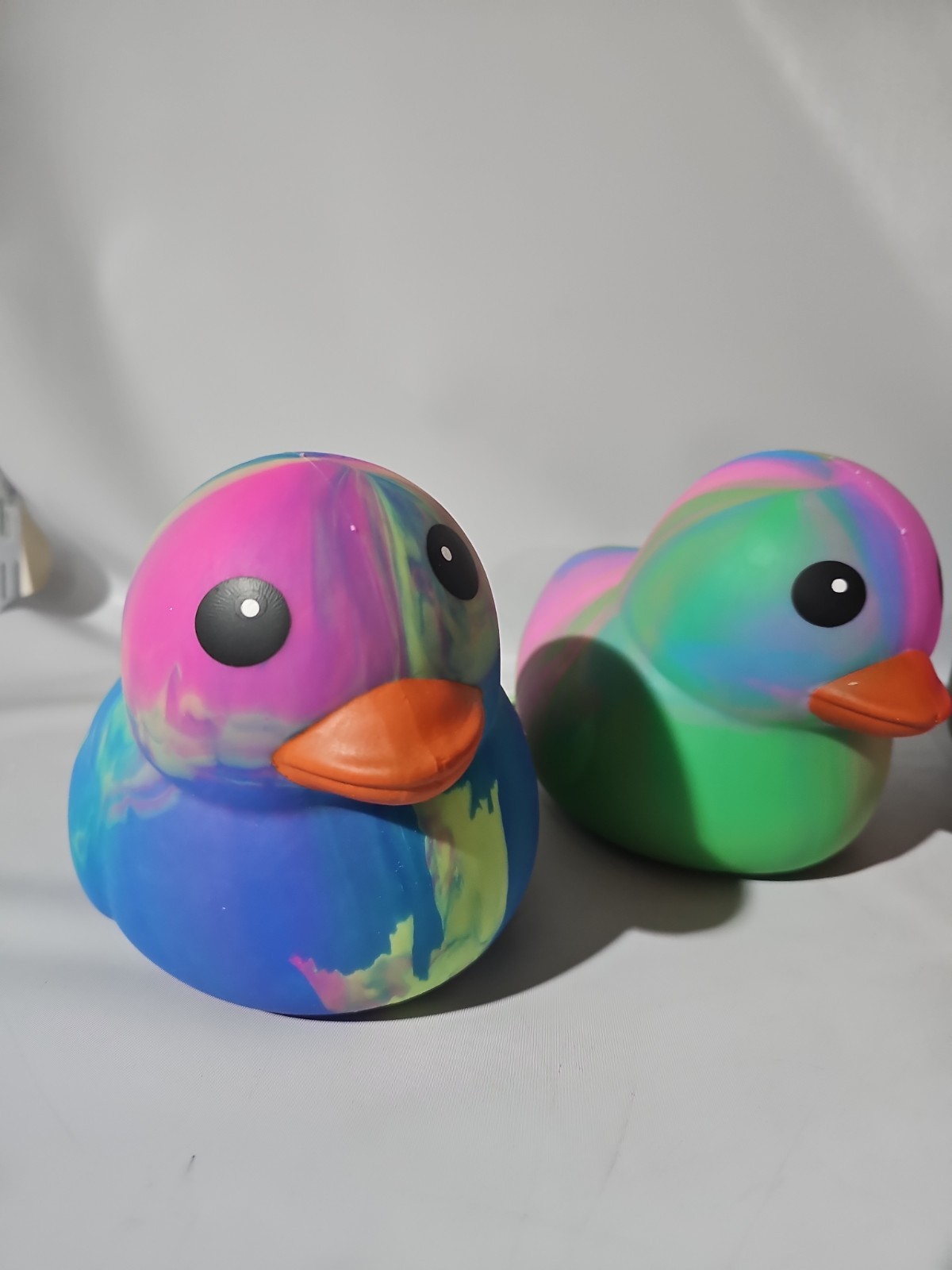 Sunny Days Jumbo Squeezy Duck – Tie-Dye Squishy Stress Relief Toy New (LOT OF 4)