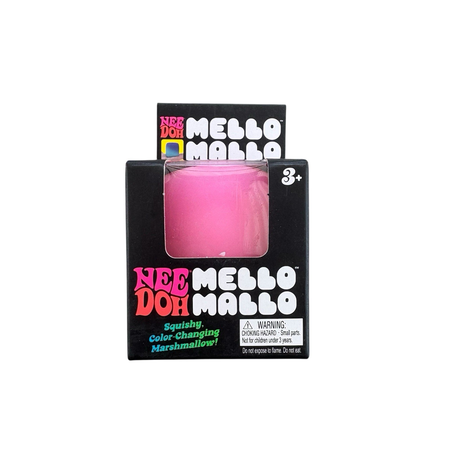 Pink Schyling NeeDoh Mello Mallo Color Change Squishy, Squeeze Toy