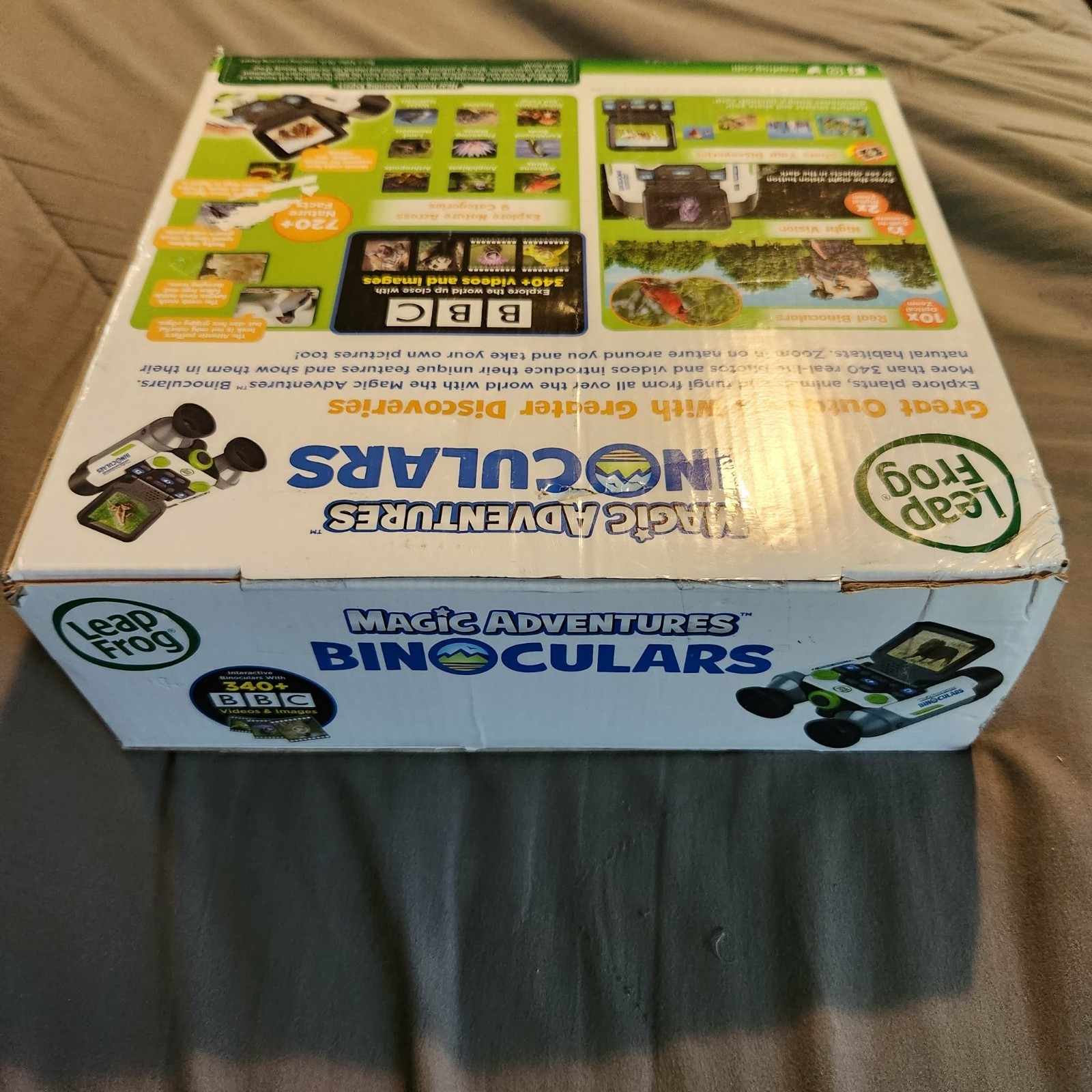 Leap Frog Magic Adventures Binoculars, Screen Capture, Night Vision For Kids NEW