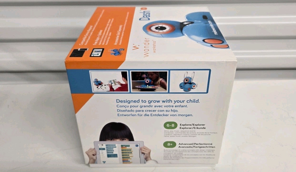 ⭐️Wonder Workshop DA01 Dash Robot – Blue- Your Interactive Robotic Companion✨