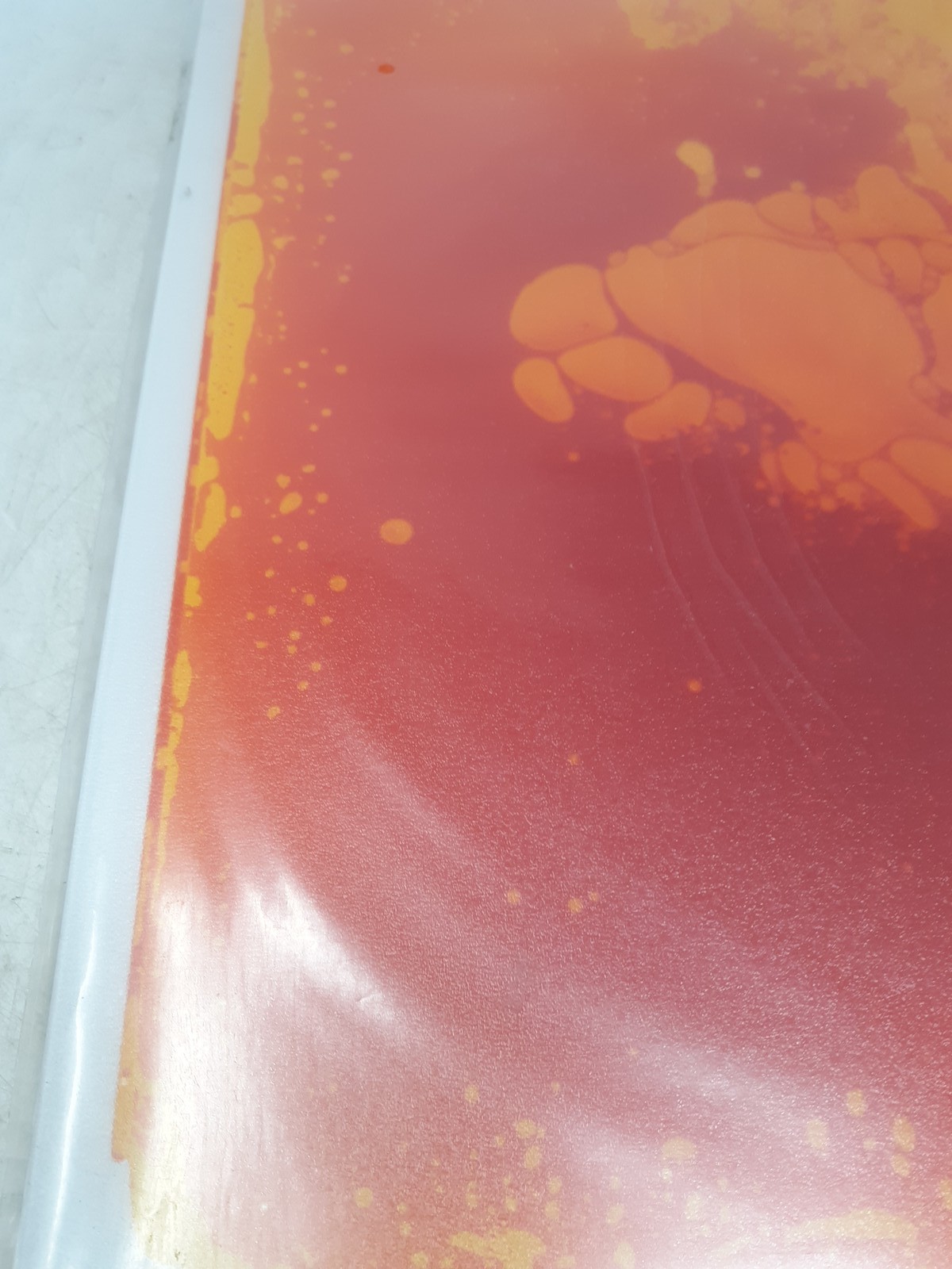 Abilitations Orange Sensory Tile 19.5″ Liquid Motion Educational Toy