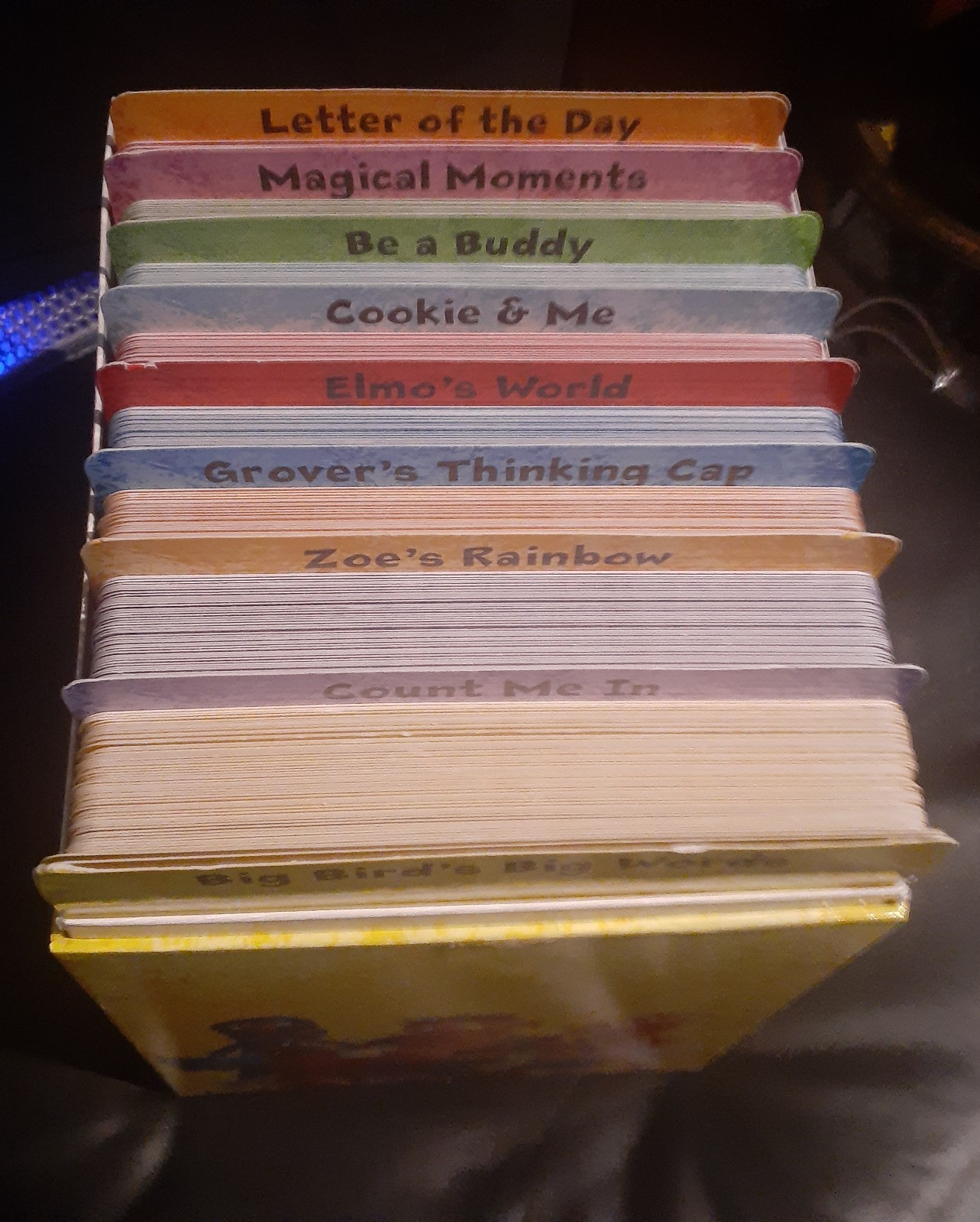 Sesame Street Elmo’s Learning Adventure Flash Cards Educational 2010 Homeschool