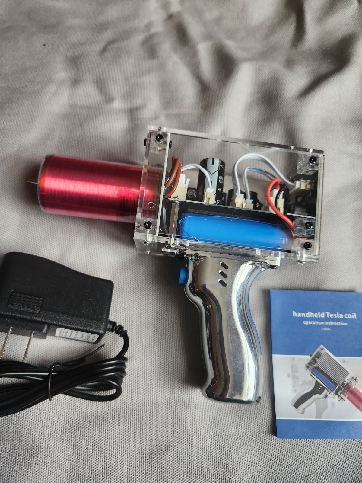 3rd Generation Plus Enhanced (2200mAH) Tesla Coil Gun Magnetic Energy Generator,