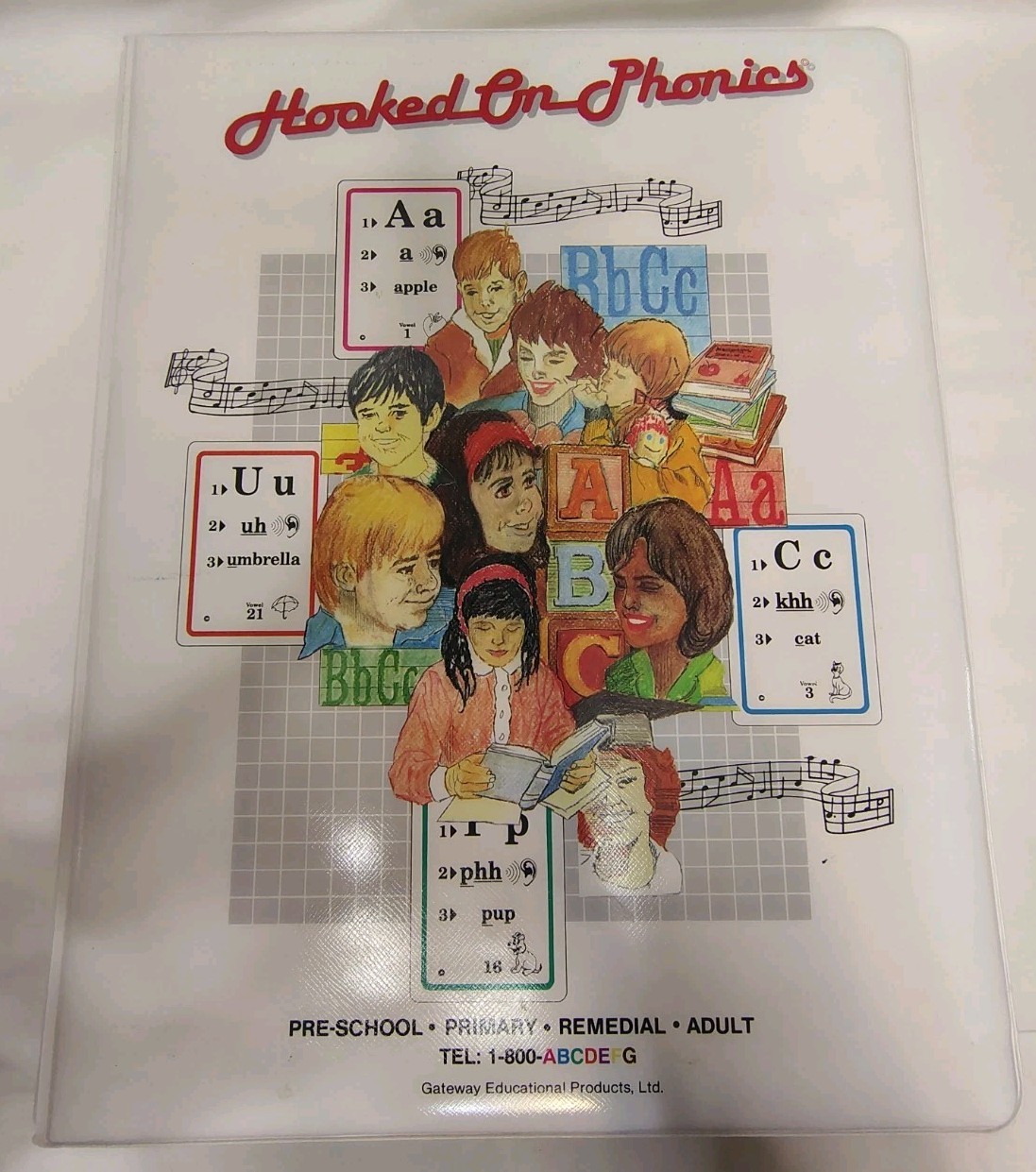 VTG Hooked On Phonics Gateway Educational Kit Cassette Tapes Book Complete Set