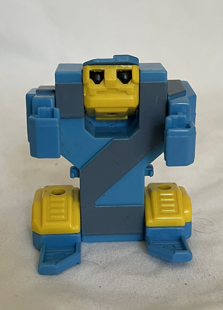 Vtg ALPHA-BOTS Letter Z Transforming Letters Robots Action Figure Mattel 1985