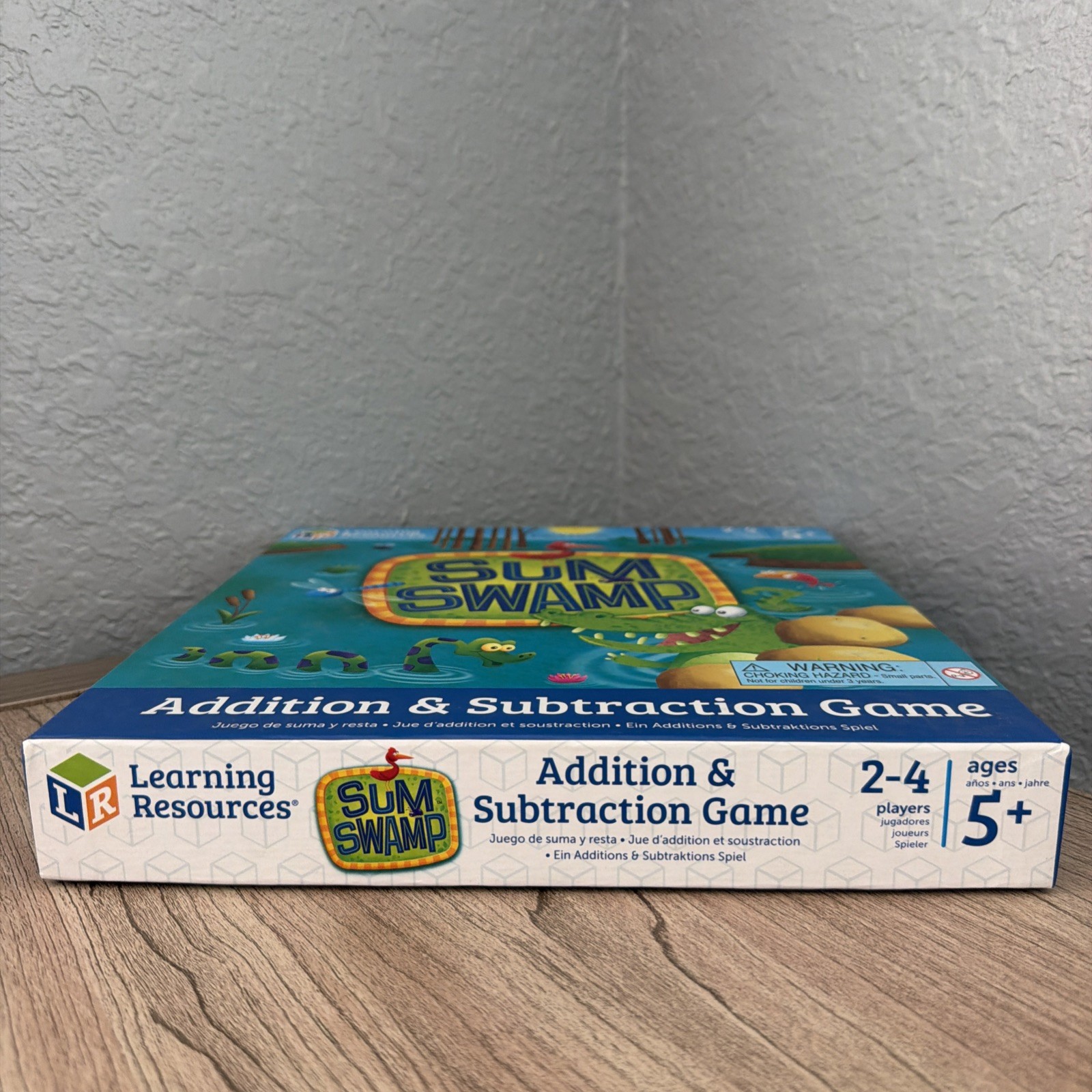 Sum Swamp Addition & Subtraction Game Learning Resources Math Board Game Ages 5+