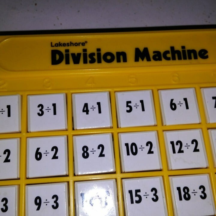Lakeshore Division Machine Pop Up Answers Learning Toys Educational