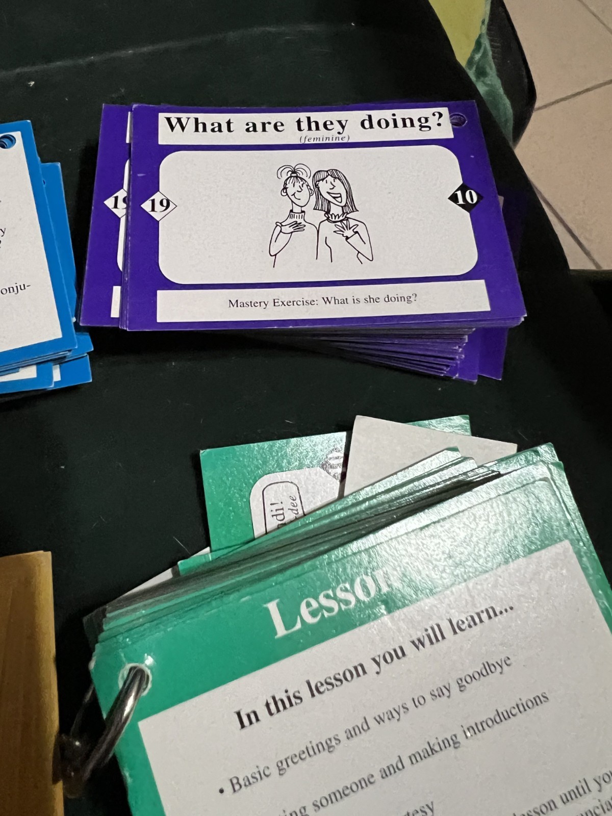 French Conversation Flash Cards Great for travel