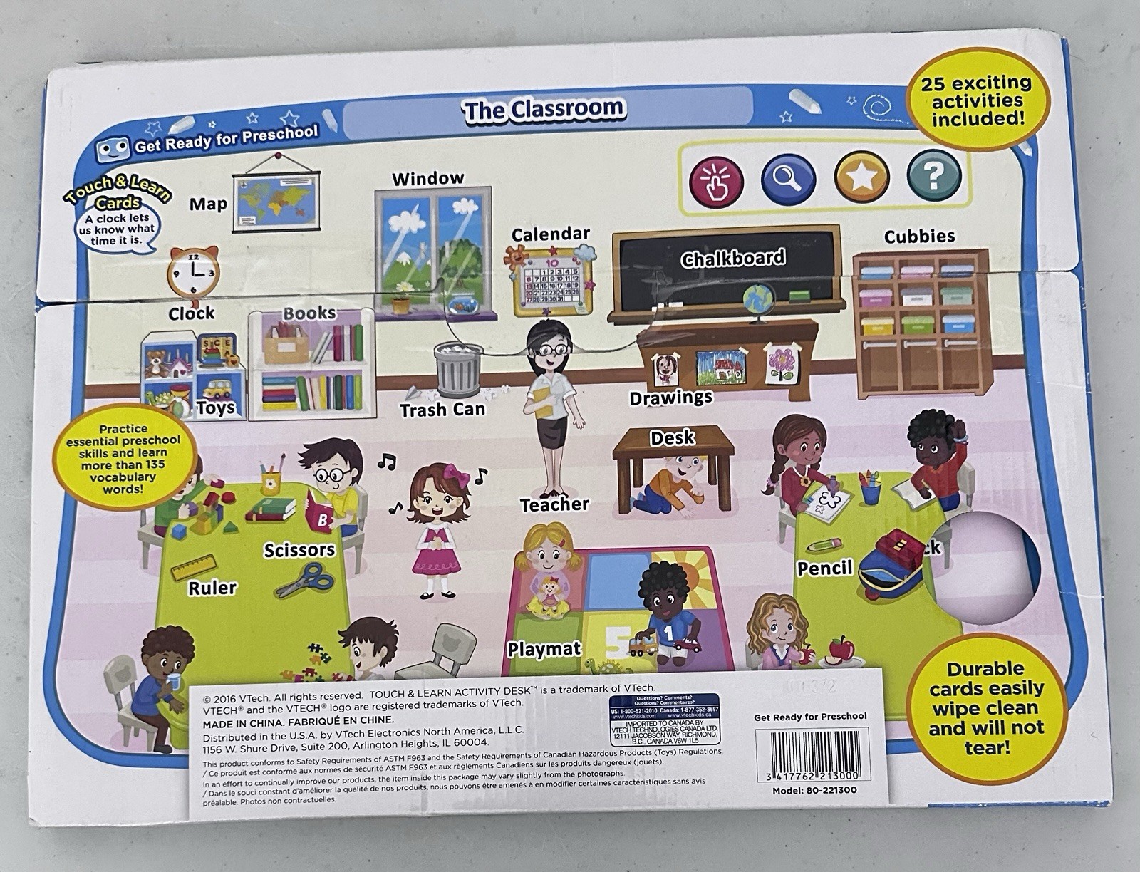 VTech Touch And Learn Activity Desk Get Ready For Pre School Ages 2-4 Pre K