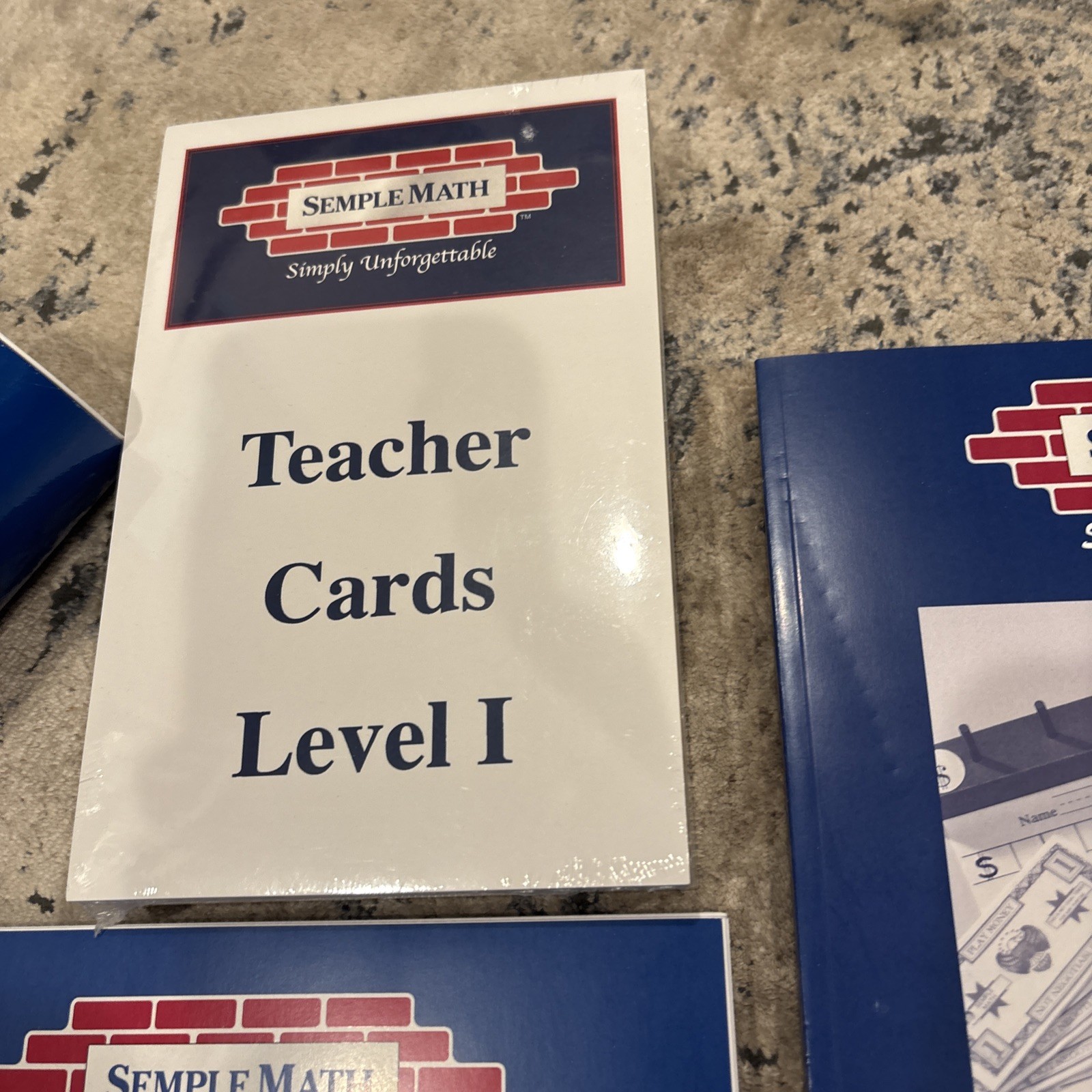 Semple Math Level 1 Complete Set NEW UNUSED Teacher’s Manual A B C workbook Etc