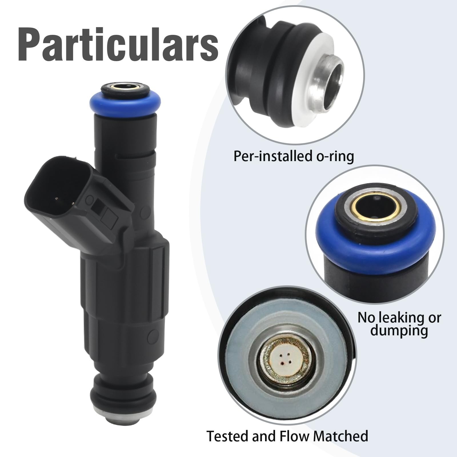 6Pcs 0280158020 Fuel Injectors, Replacement for Jeep Grand Cherokee Liberty, …
