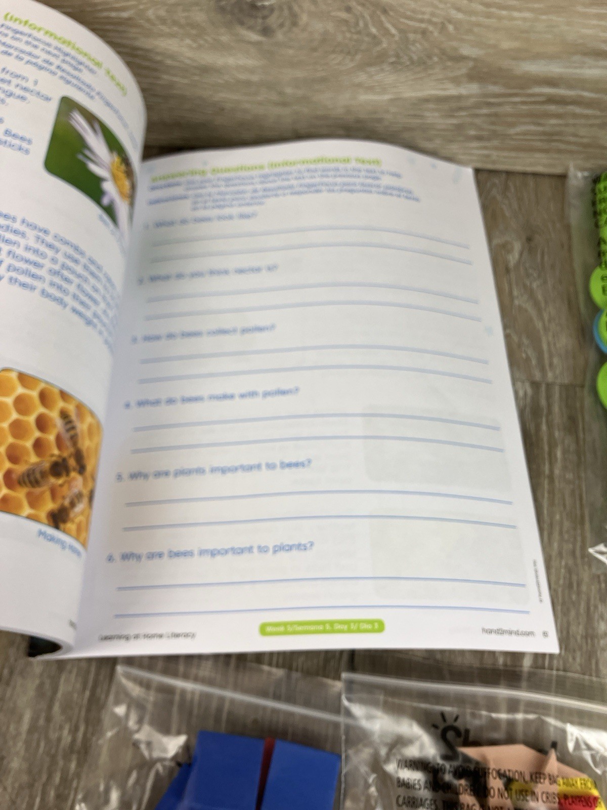 Hands 2 Mind Grade 3 Learning At Home Literacy Kit Homeschool