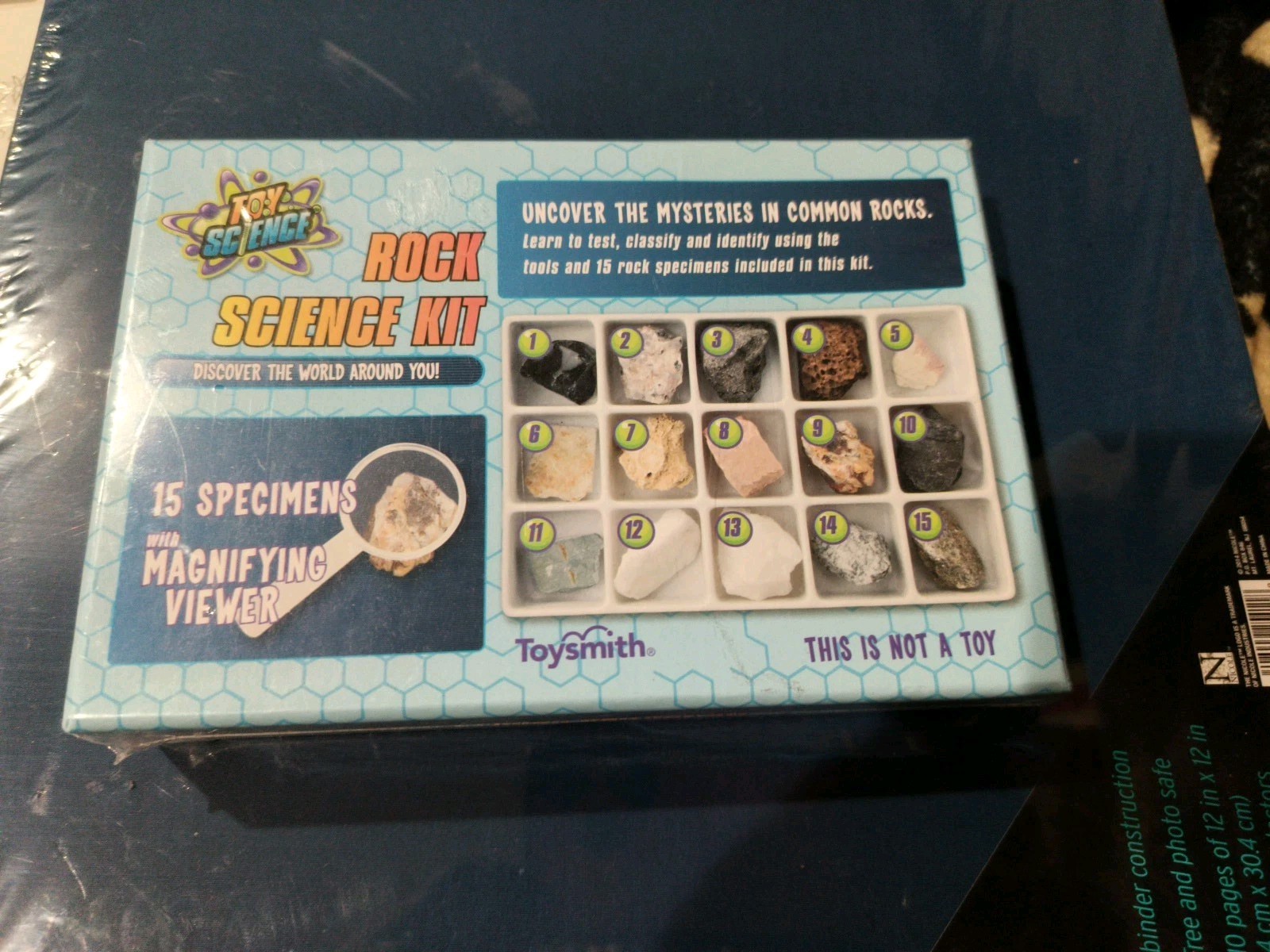 Rock Science Kit Educational Fun for Children By Toysmith BRAND NEW IN PACKAGING