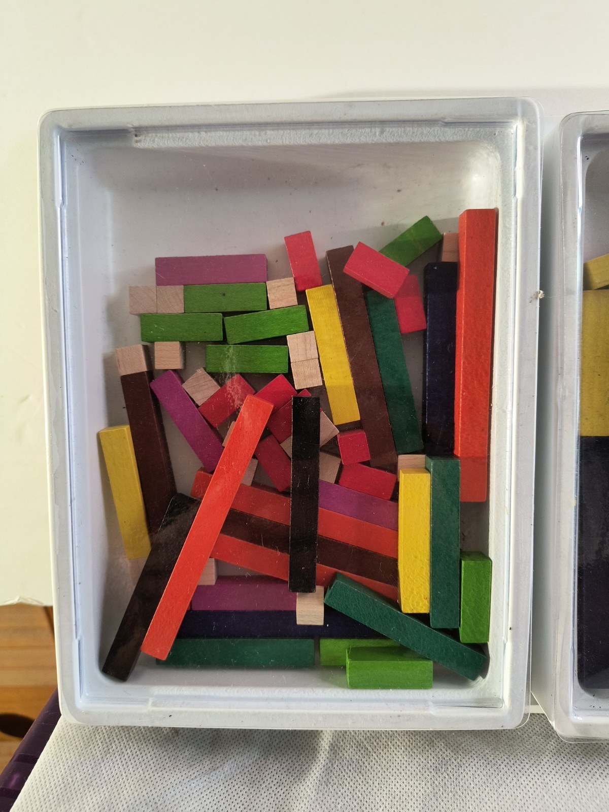 3 SETS OF MUTI-COLOR PLASTIC CUISENAIRE RODS