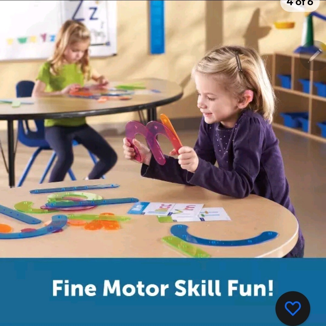 NEW Learning Resources Letter Construction Activity Set Ages 3+ OT FREE SHIP US