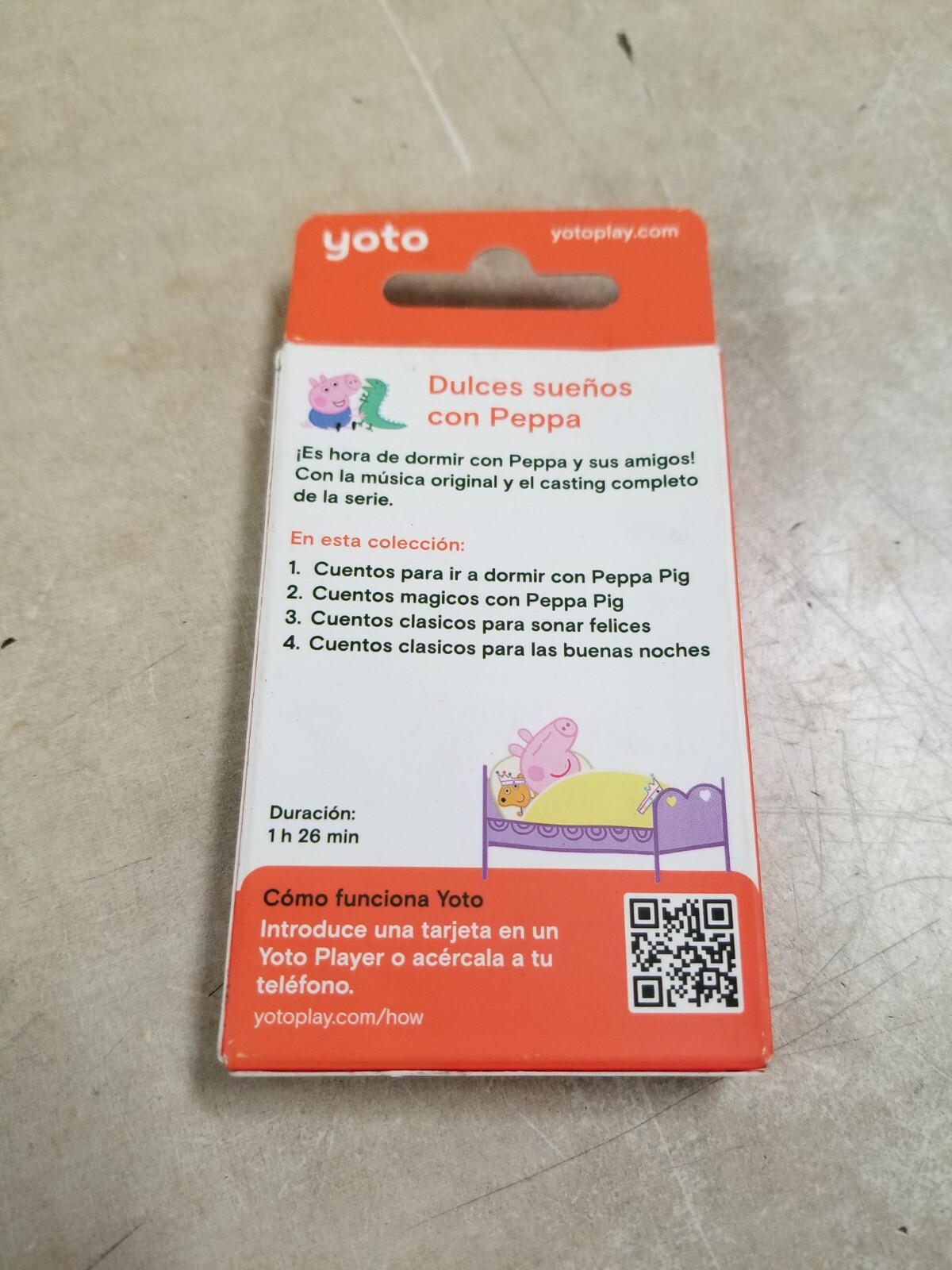 Yoto Audio Card – Dulces sueños con Peppa (Peppa Pig)