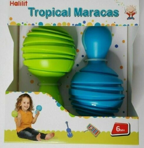 Tropical Maracas 6+ Months Unisex Kid Child Play Music Instrument Toy Halilit