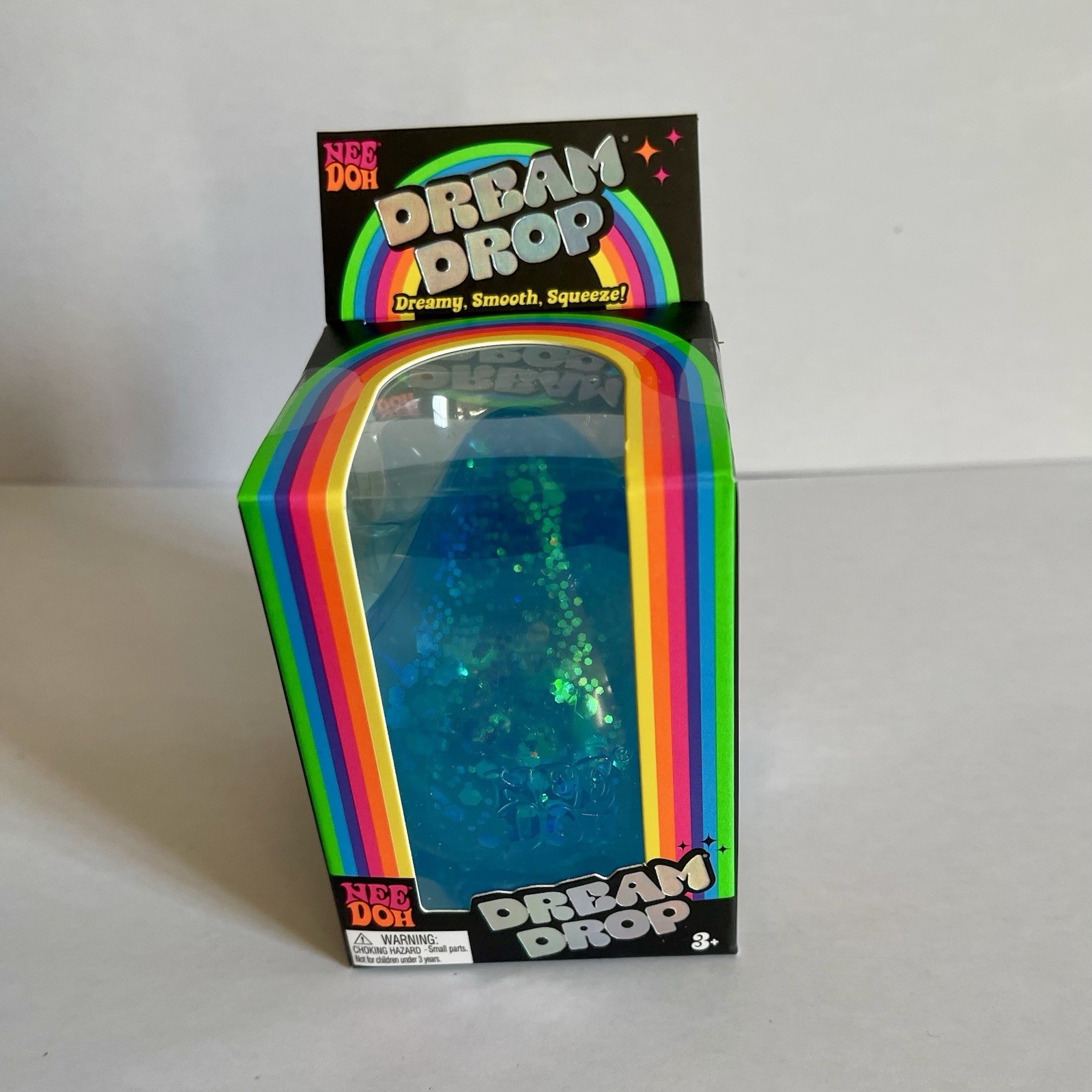 Nee Doh Dream Drop blue Tactile Sensory Squeeze Toy