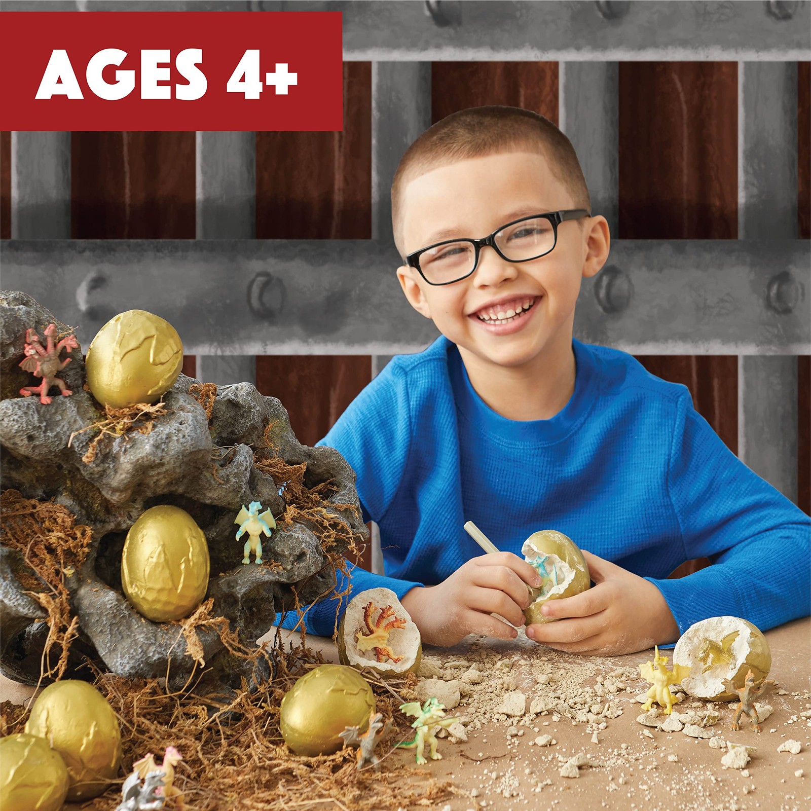 12 Dragon Eggs Dig Kit Educational Excavation Toy for Kids Ages 4 and Up