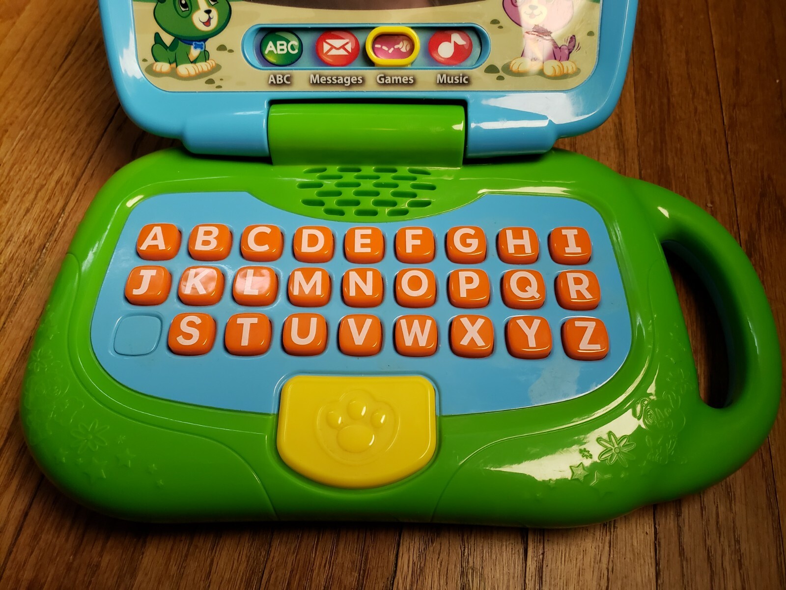 LEAPFROG “My Own Leaptop Laptop” Toddler Learning Toy + Batteries *WORKS*