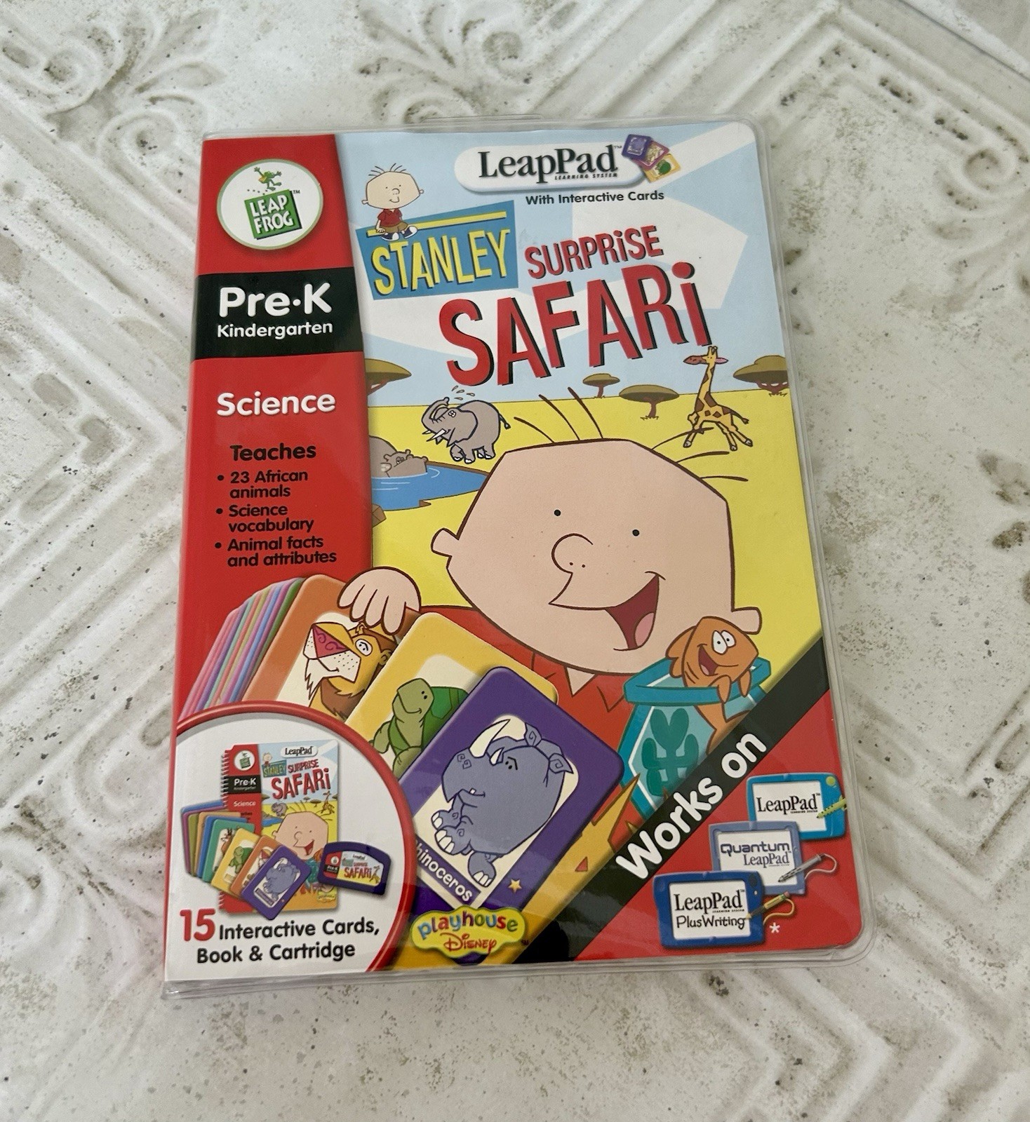 NEW Lot of 4 LeapFrog LeapPad Interactive Books Cartridges and Cards