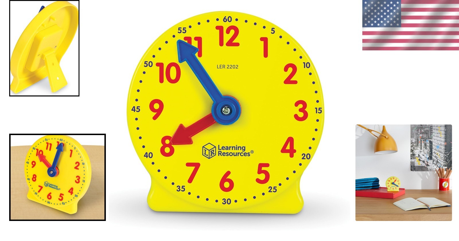 Big Time Mini Teaching Clock for Early Learners
