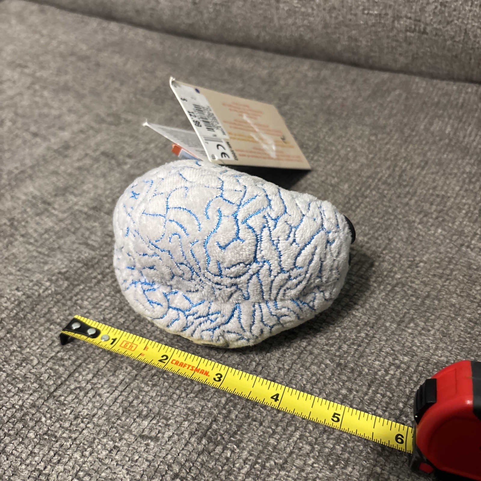 Giant Microbes Depression Small, Plush Brain With Tags