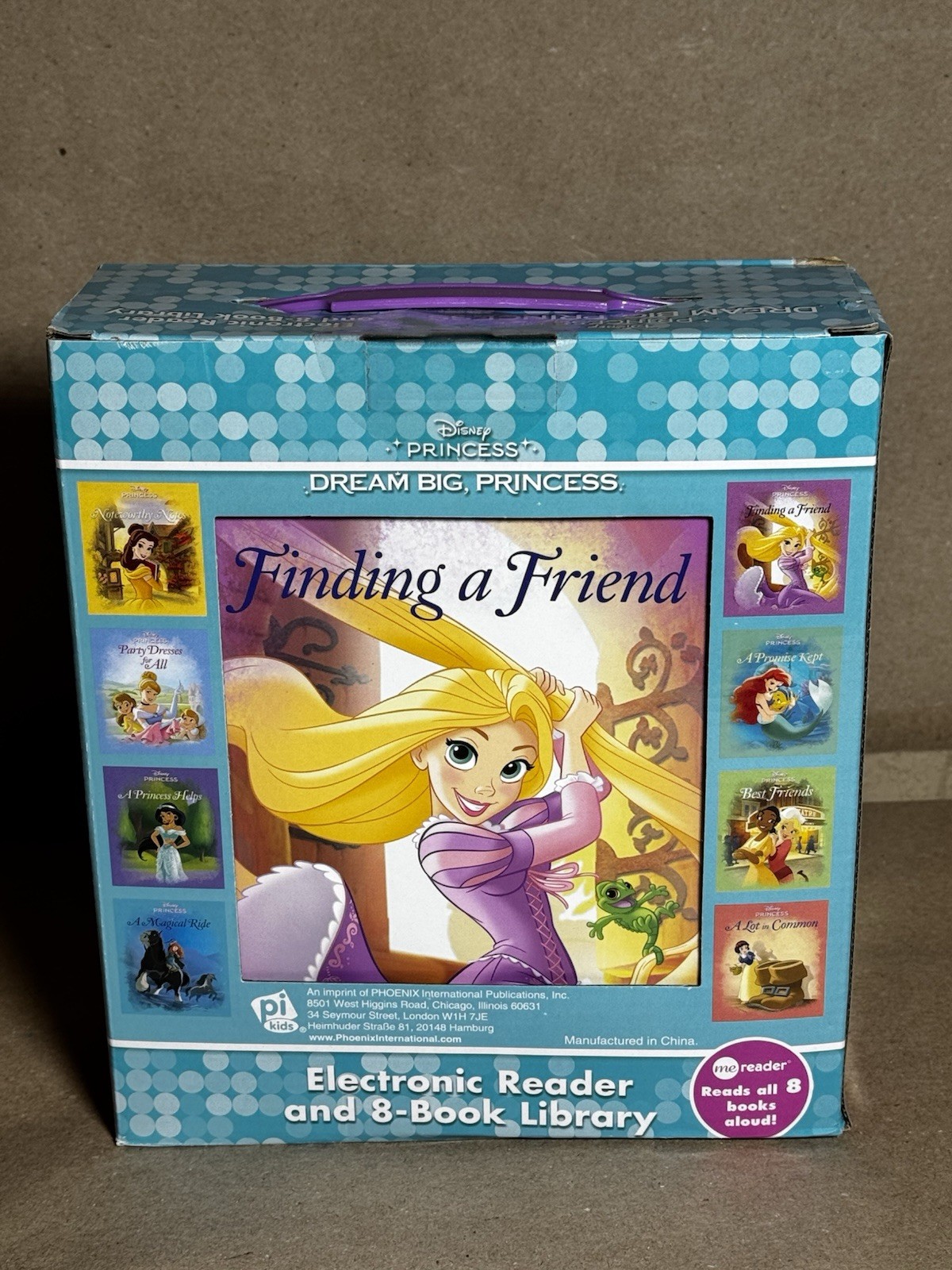 Electronic Reader Disney Princess Dream Big Story Reader & 8 Book Library