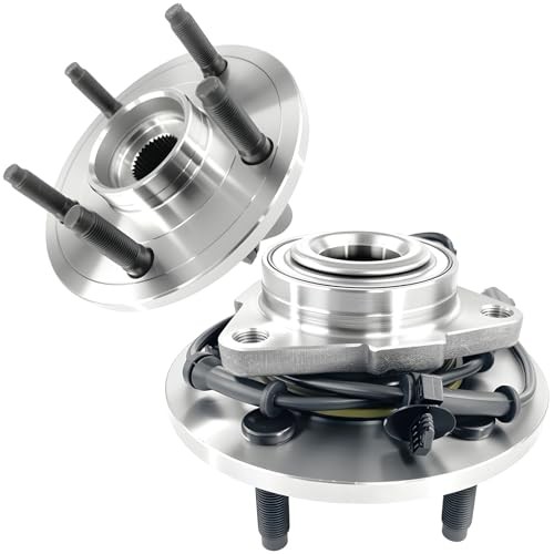 2Pcs 515072 Front Wheel Bearing Hub Assembly Fit for Dodge Ram 1500 2002 2003