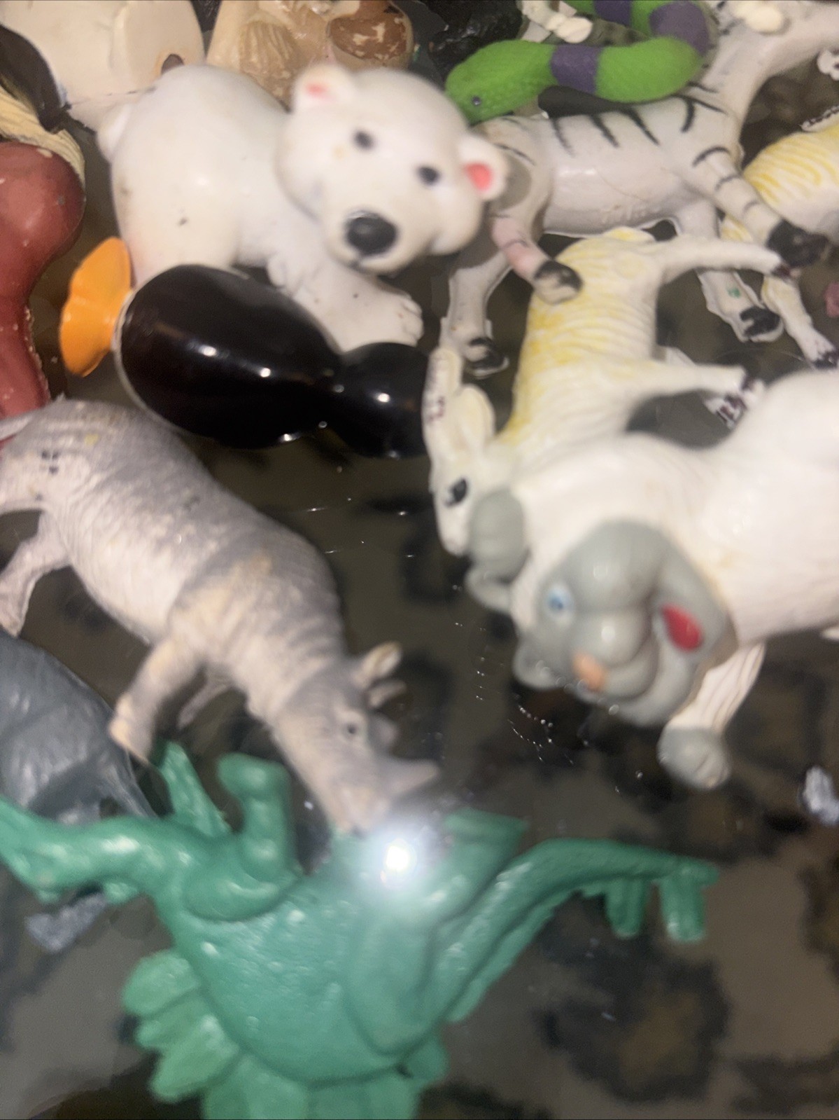 Lot Of Miniature Toy Plastic Animal Figures Dollhouse