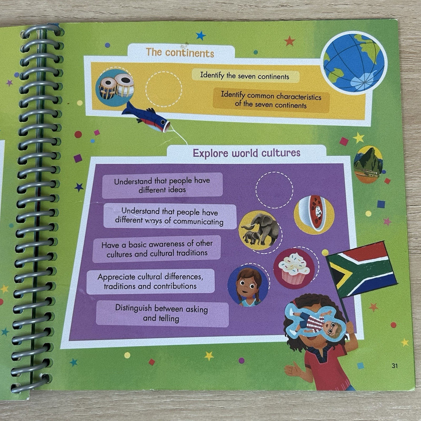 LeapStart Leap Frog Book Kids World Atlas with Global Awareness Level 3 Ages 4-6