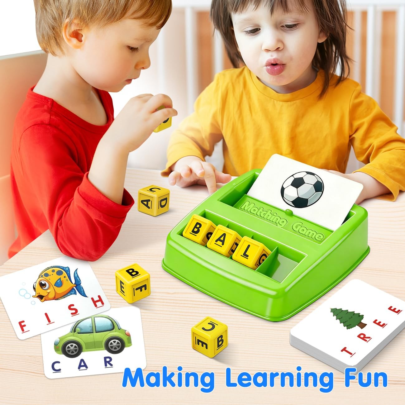 Hahagift Matching Letter Game For 3 4 5 Year Old Girls Gifts Abc Learning Toys
