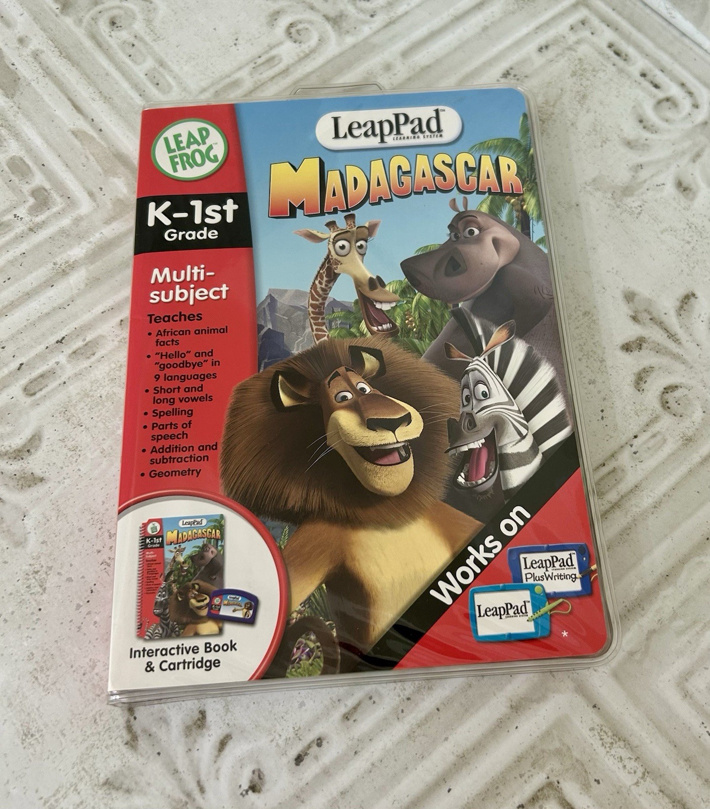 NEW Lot of 4 LeapFrog LeapPad Interactive Books Cartridges and Cards
