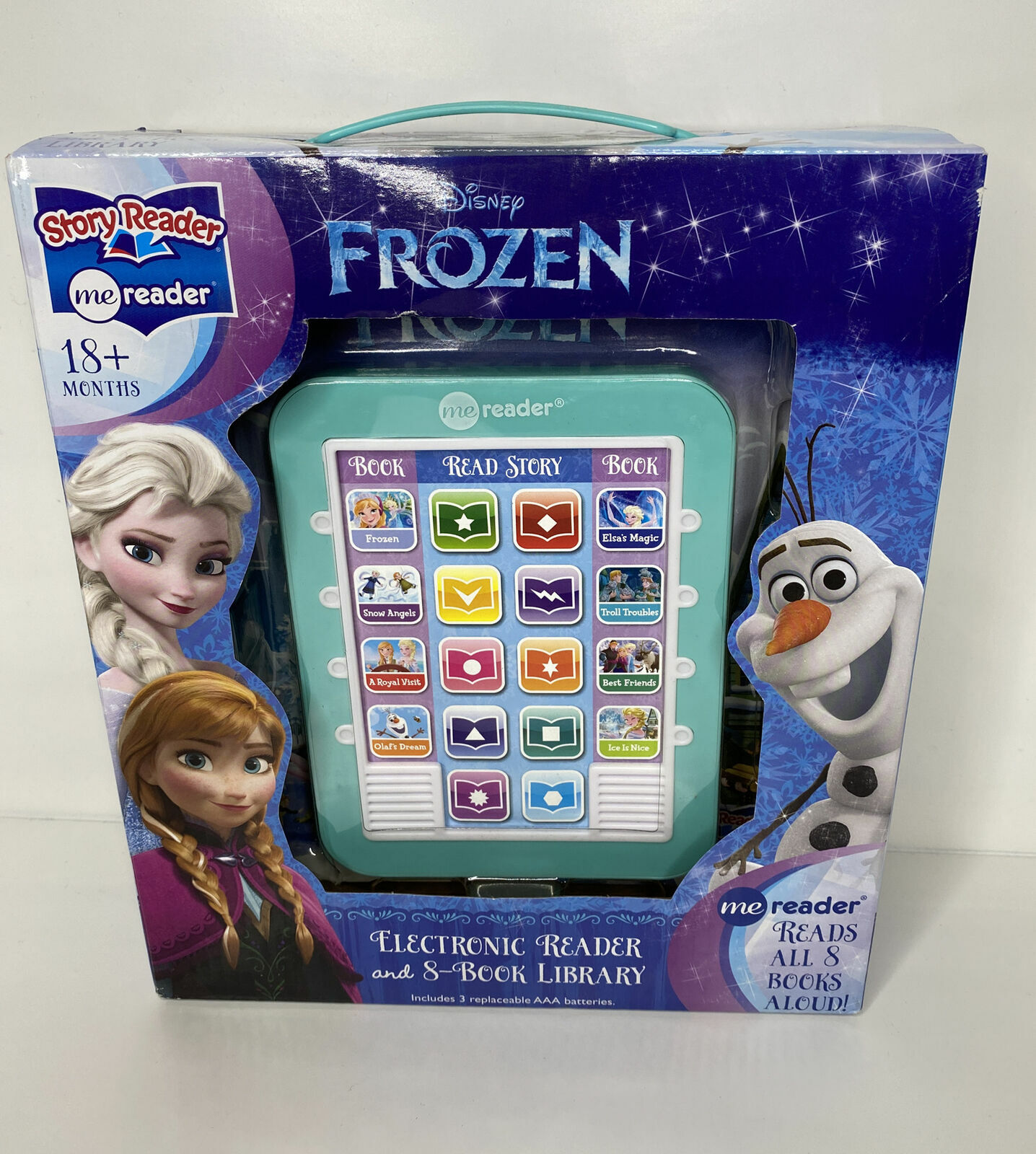 Disney – Frozen Me Reader Electronic Reader and 8-Sound Book Library – PI Kids