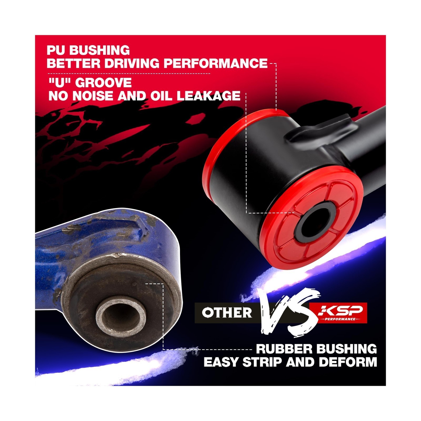 2-4″ Upper Control Arms ,Black, Vehicle Specific Fit,With Flexible Ball Joint
