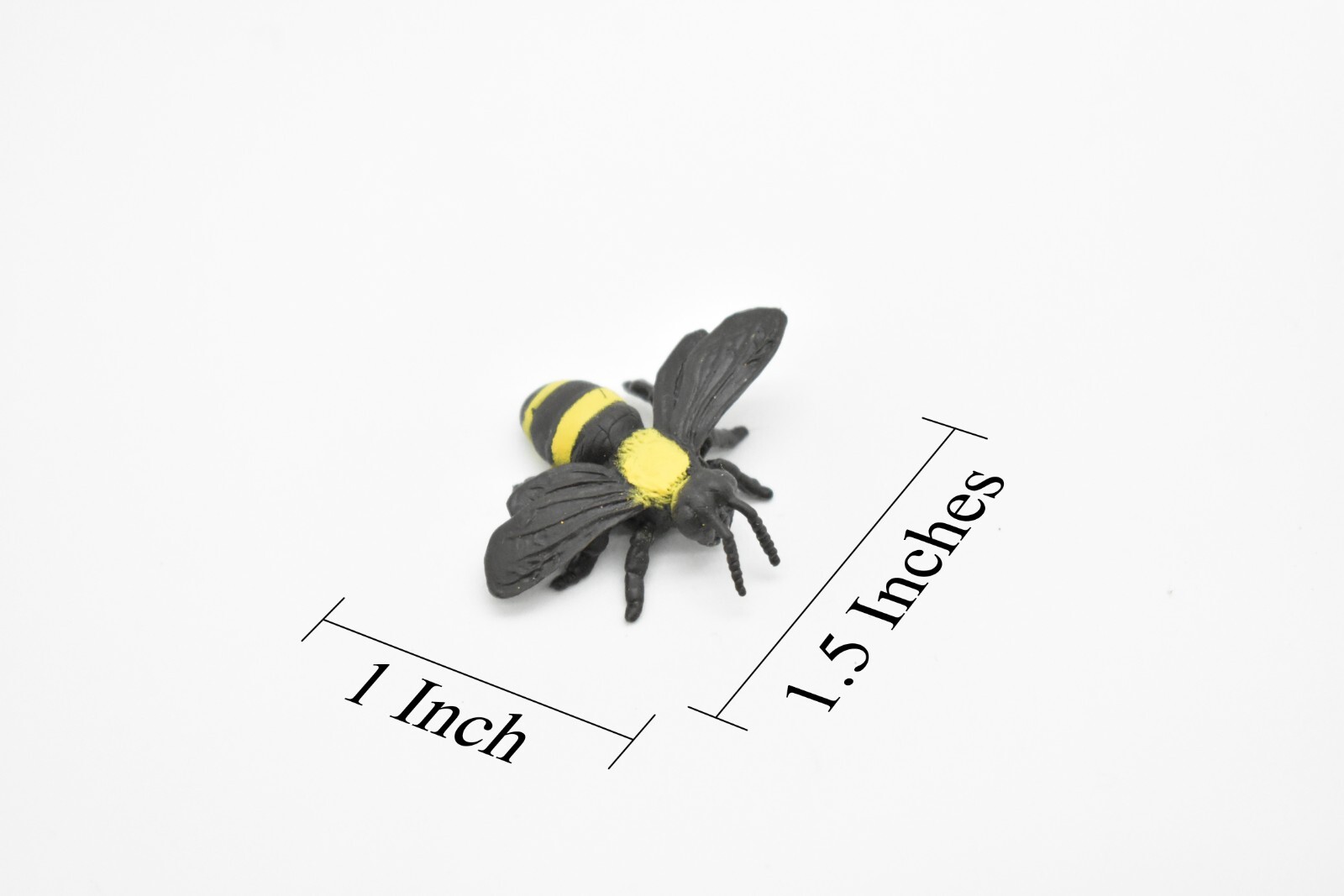Bumblebee, Flexible, Soft Rubber Toy Bee Model Bug 1″ F3416 B33