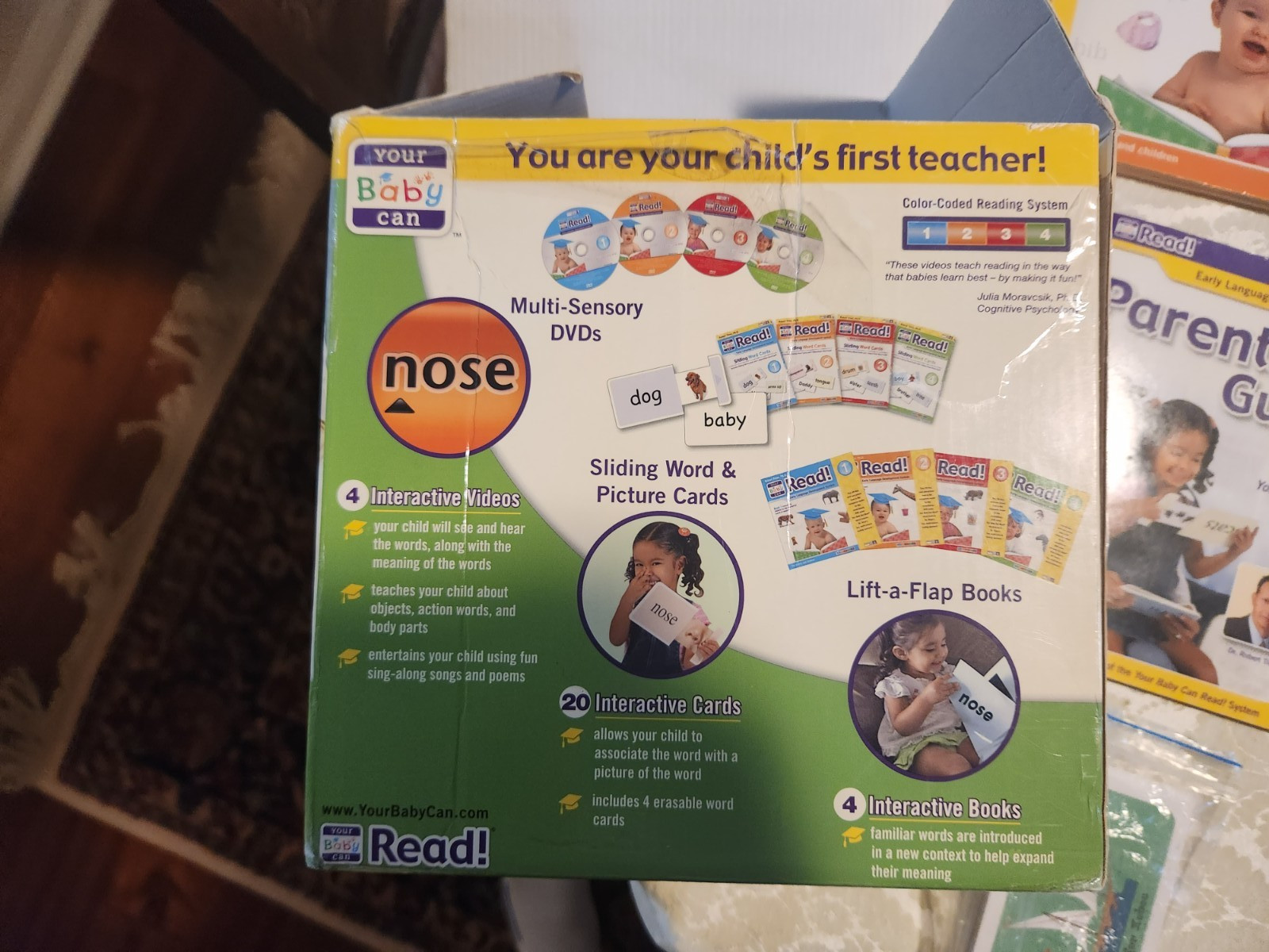 Your Baby Can Read Complete Early Language System 3 Months-5 Years DVDs Books
