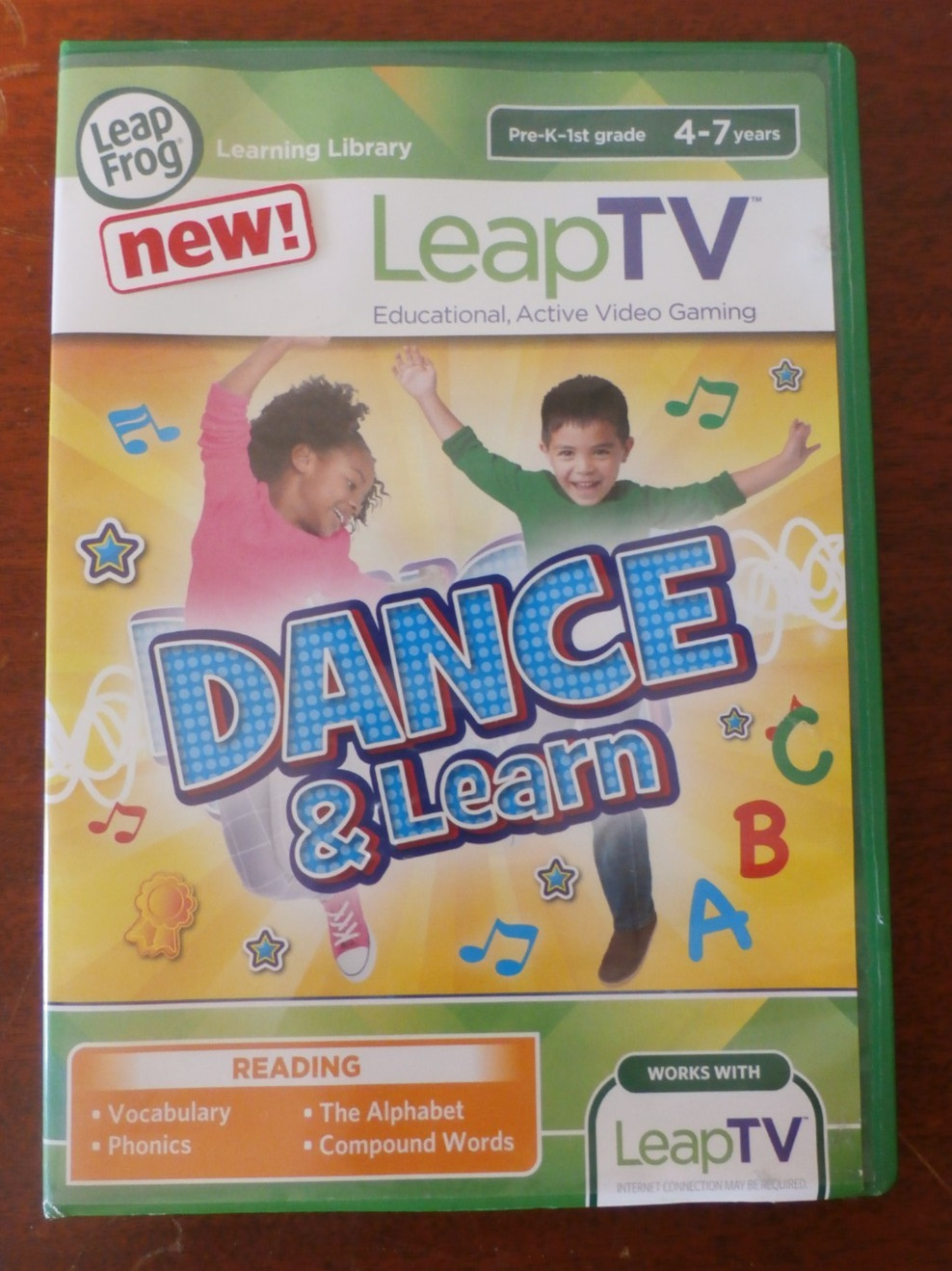 LeapFrog LeapTV Educational Video Gaming System Learning Console with 2 games