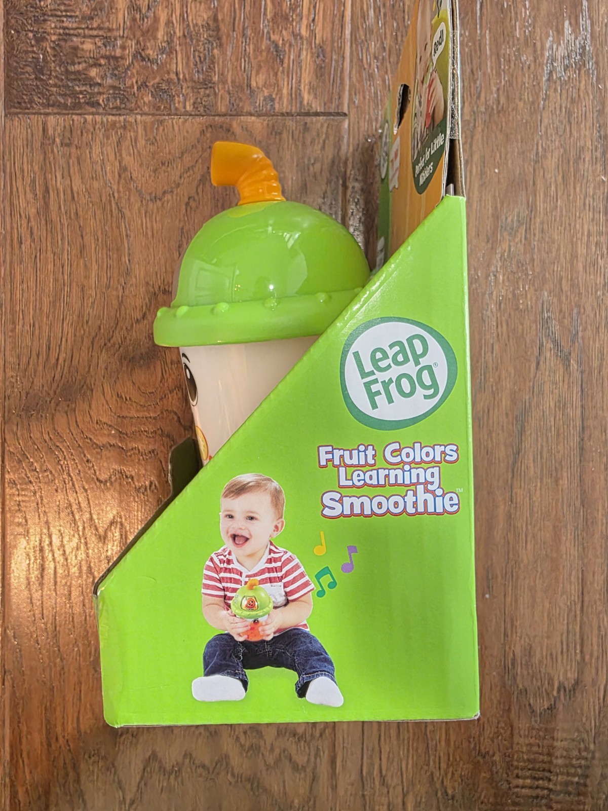 Leap Frog Fruit Colors Learning Smoothie Cup Teether Lights Up 6 Months NEW