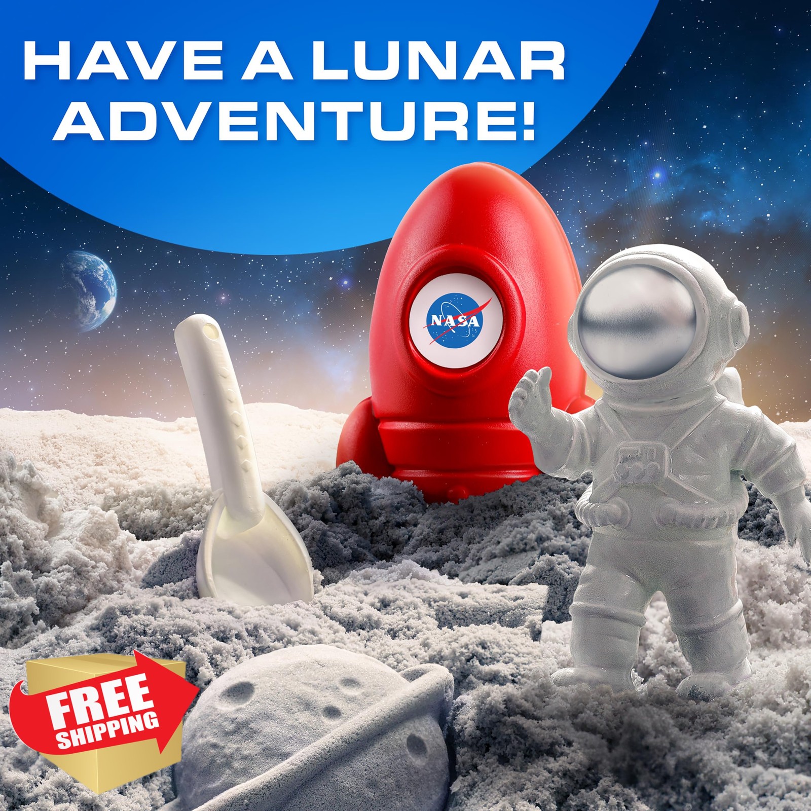 Blue Marble NASA Moon Sand STEM Activity Kit
