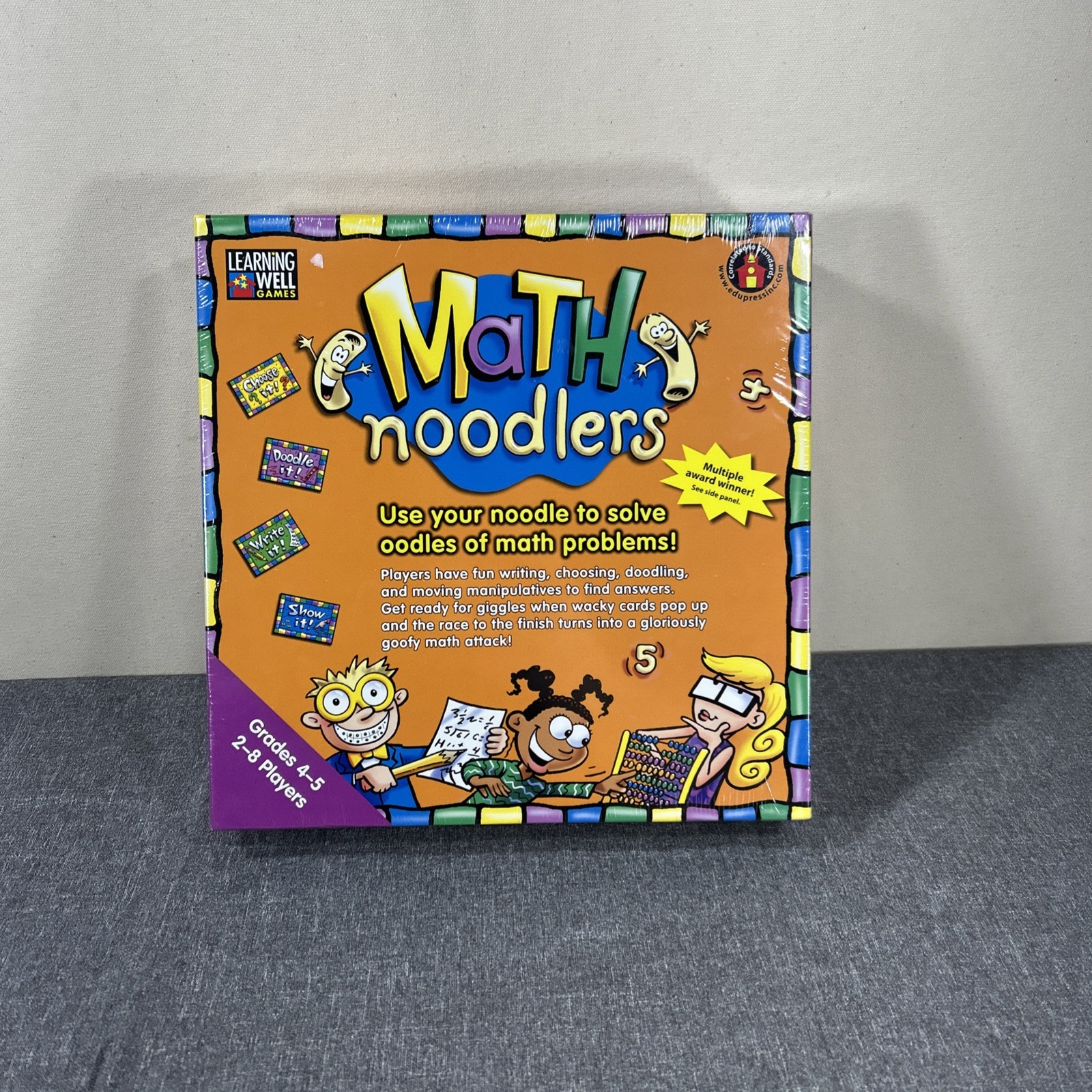 NEW MATH Noodlers Grades 4-5 Learning Well Games Math Skills Educational Student