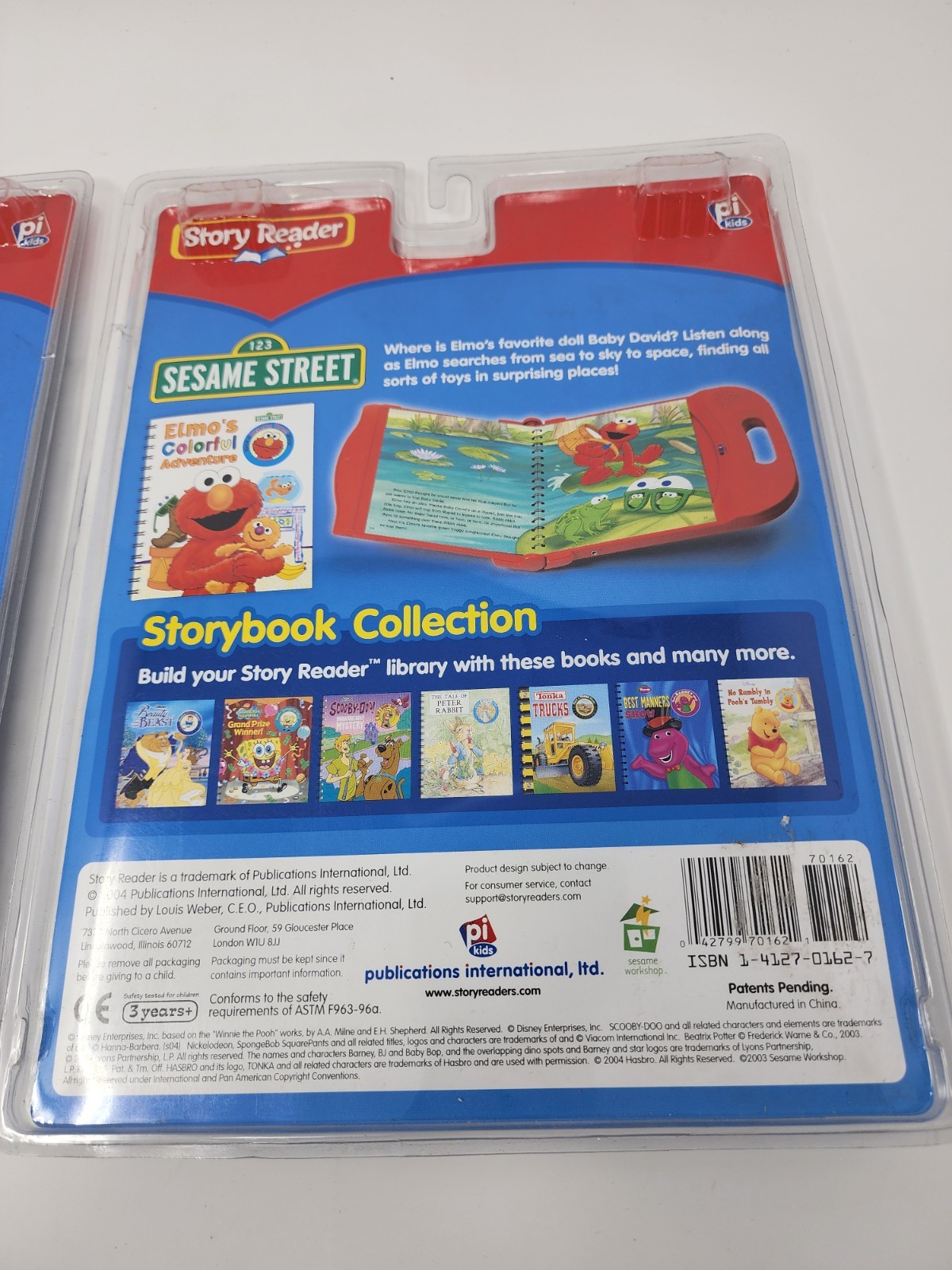 Story Reader Storybook And Cartridge 2 Pack (Elmo Adventure, Little Mermaid)