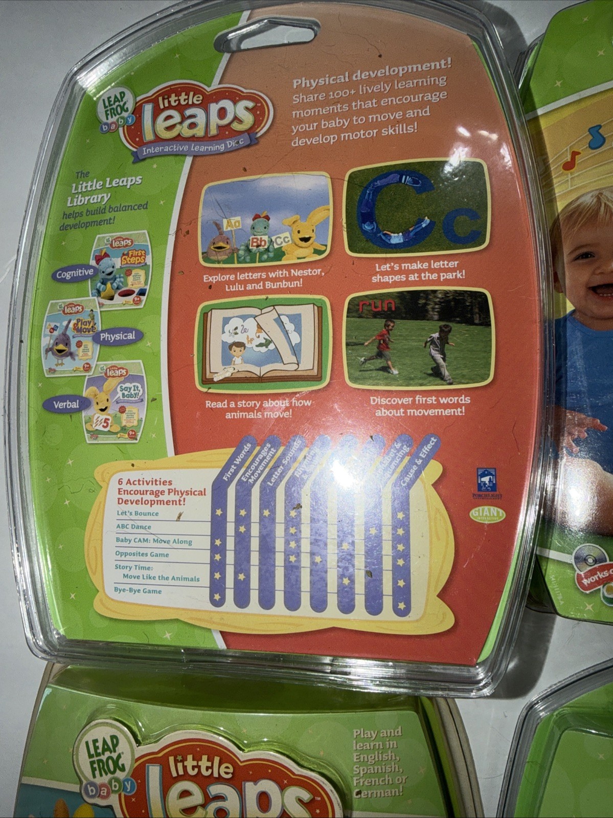 Leapfrog Baby Leap Frog Little Leaps Play & Move Creative Ahead First Steps NEW