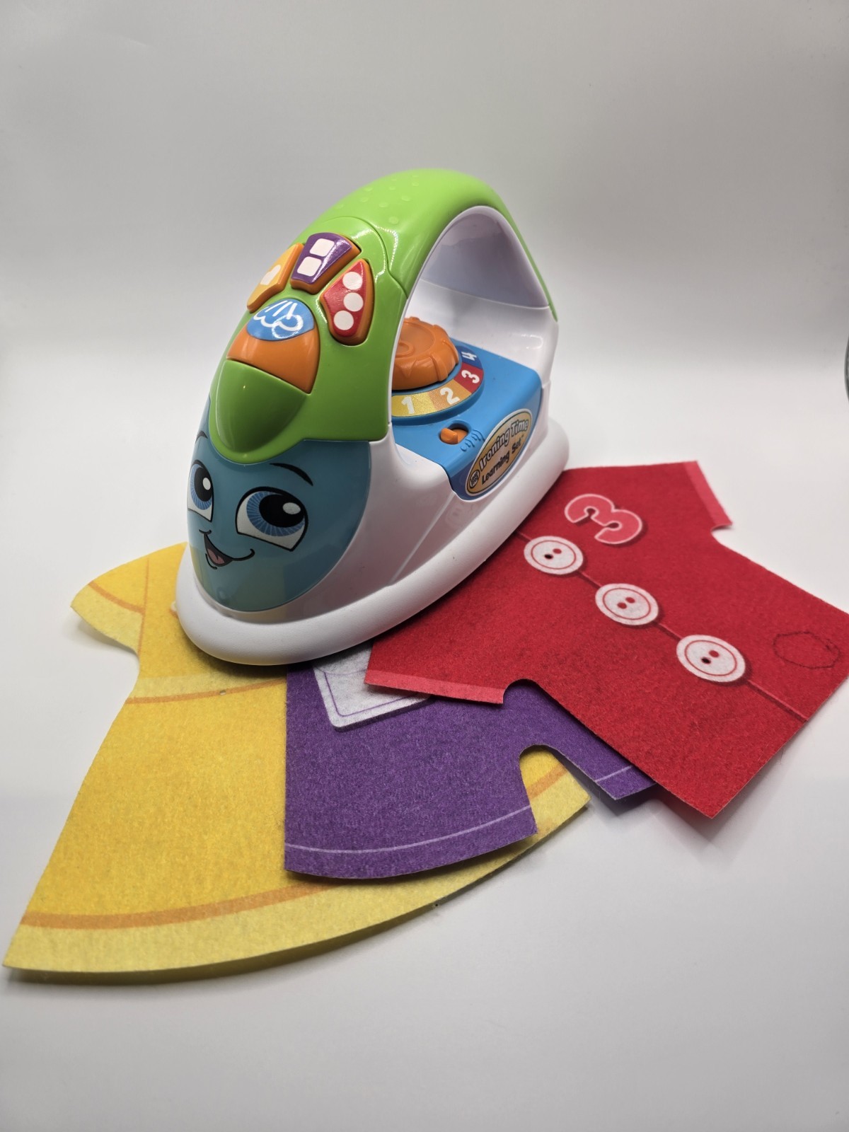 LeapFrog Ironing Time Learning Set, Pretend Play, Teaches Colors, Shapes
