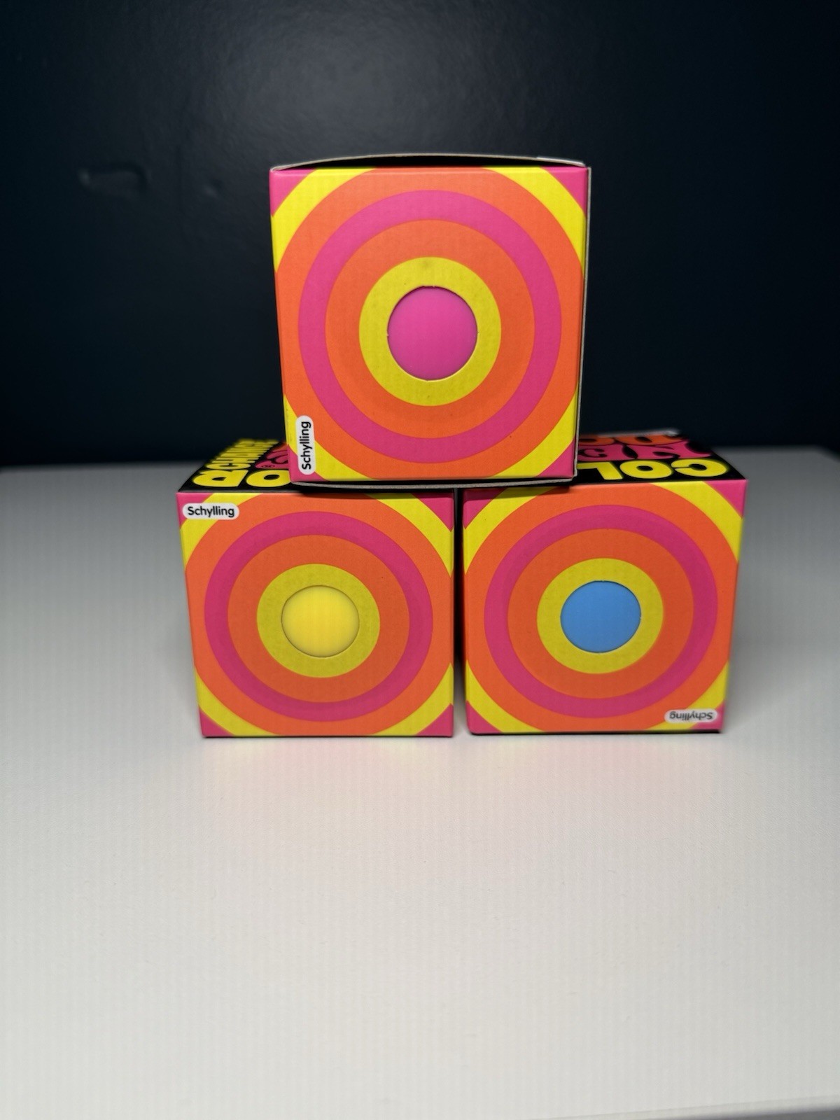 LOT OF 3! NeeDoh COLOR Change In Blue, Pink & Yellow!