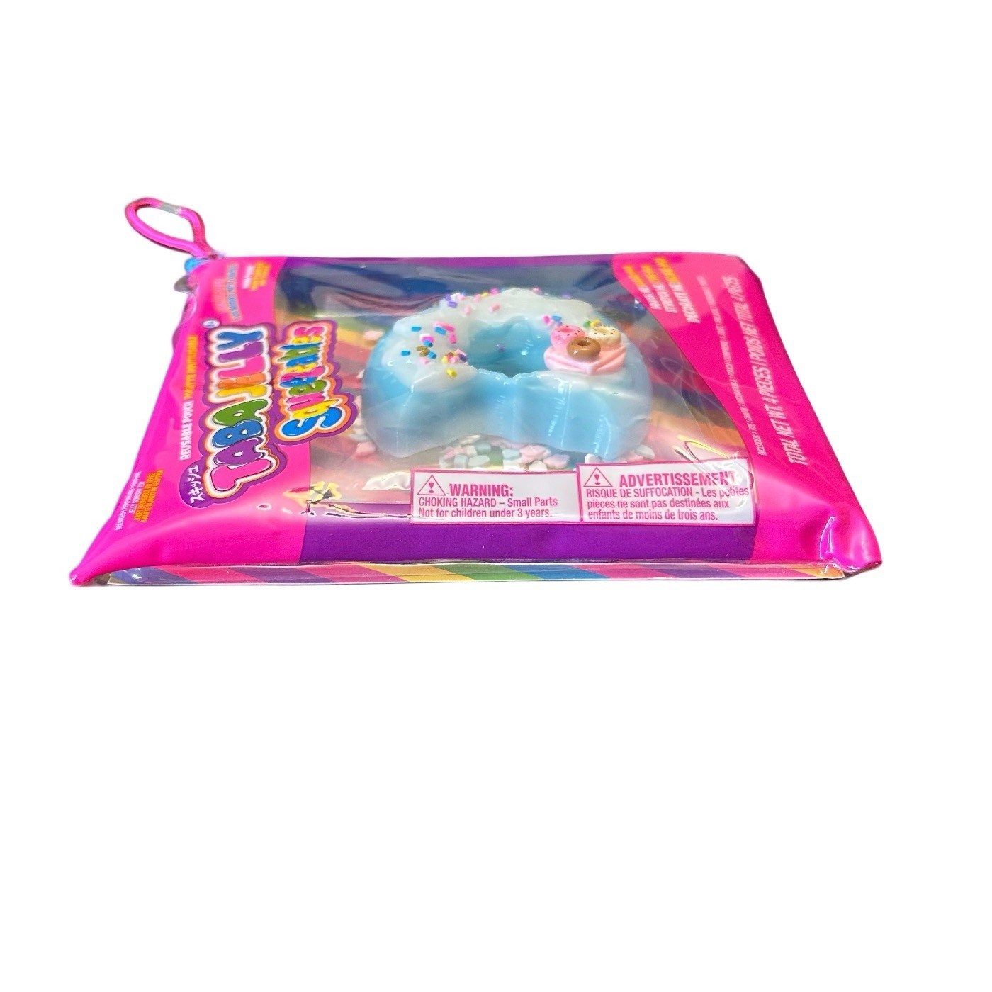 Squishy Taba Jelly Squeezeables Blue Donut Squish Squeeze Fidget Sensory Toy