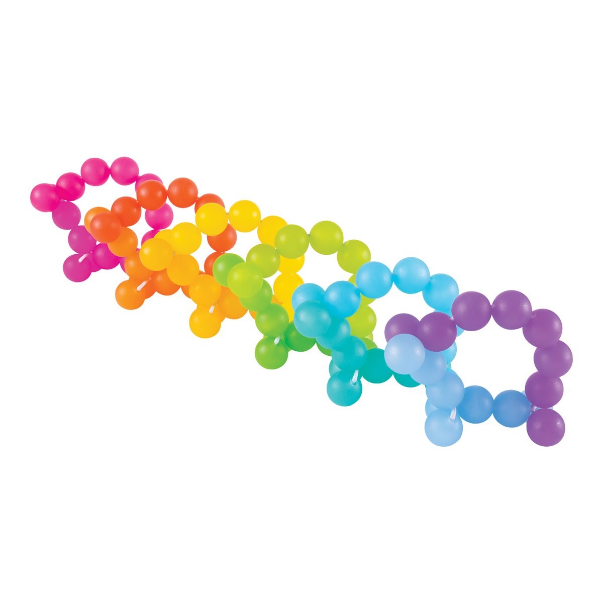 Kaplan Early Learning BendiBeads – Rainbow – Set of 12