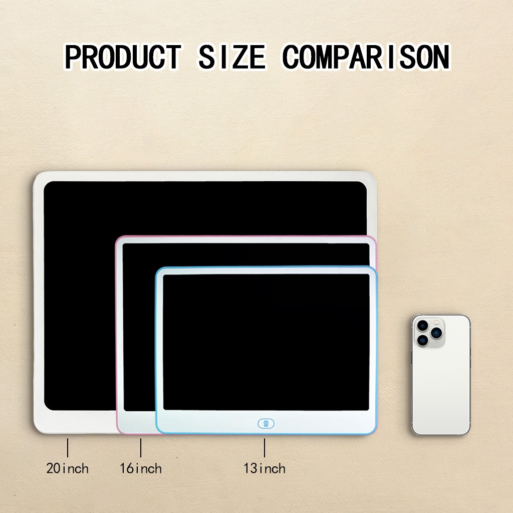 20 Inch Colorful LCD Writing Tablet for Kids Toddler Doodle Drawing Pad